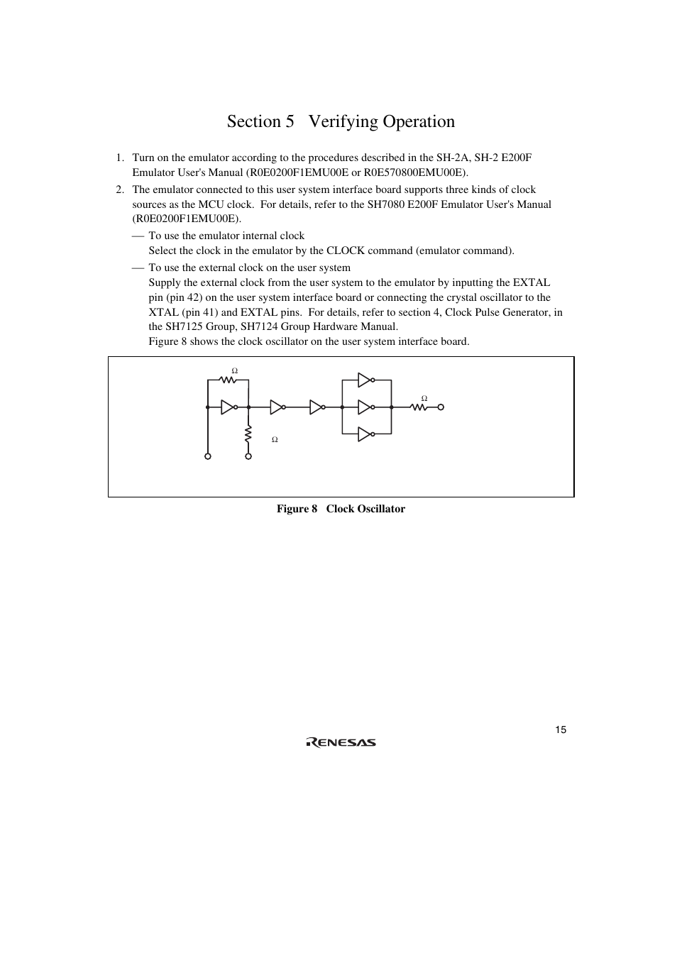 Section 5 verifying operation | Renesas R0E571250CFG00 User Manual | Page 33 / 40