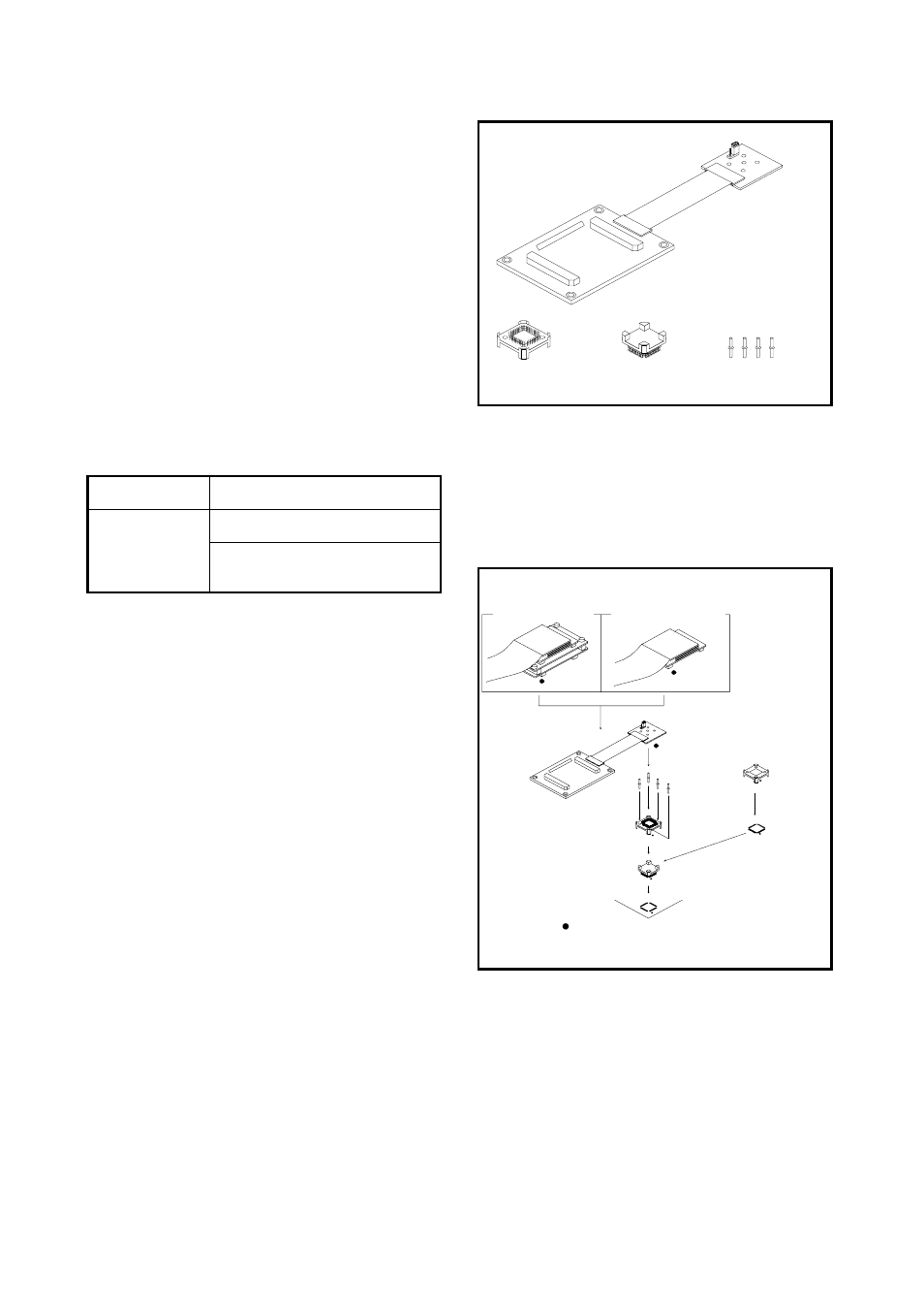 Outline, Package components, Specifications | Usage, Package components (see figure 1), Usage (see figure 2), Ma de in ja pa n | Renesas M30262T-PTC User Manual | Page 2 / 4