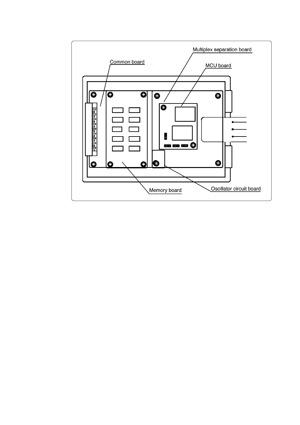 2) inside of emulation pod | Renesas Emulation Pod for M30240 Group MCUs M30240T-RPD-E User Manual | Page 21 / 60