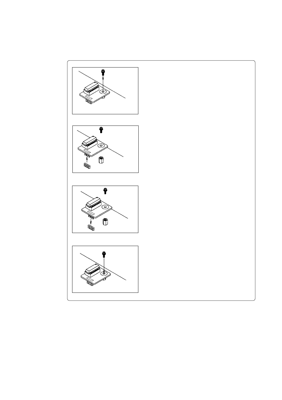 3) replacing the oscillator circuit boards | Renesas Emulation Pod for M30240 Group MCUs M30240T-RPD-E User Manual | Page 30 / 60