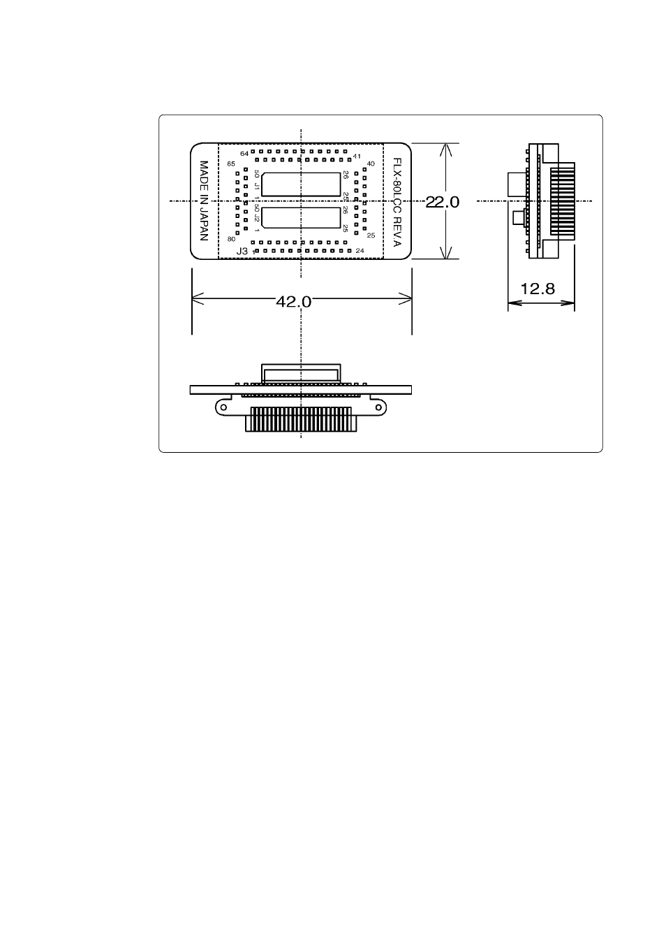 Renesas Emulation Pod for M30240 Group MCUs M30240T-RPD-E User Manual | Page 47 / 60