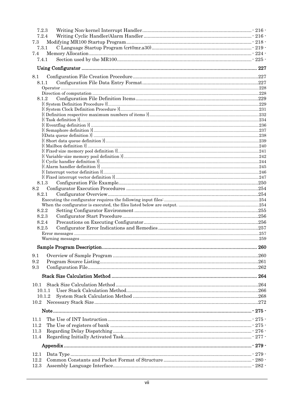 Renesas Emulator System M3T-MR100 User Manual | Page 11 / 306