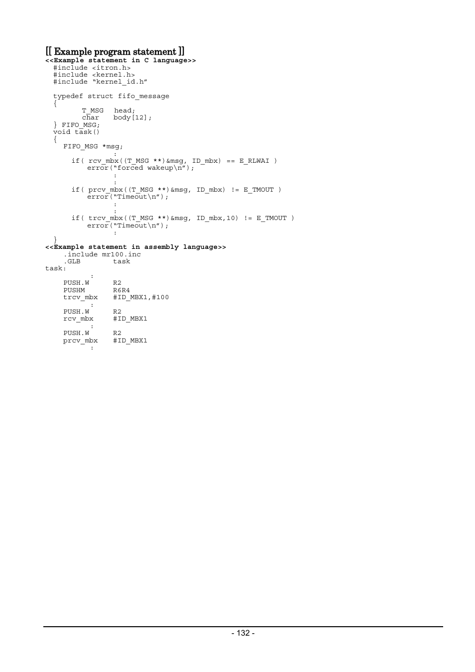 Renesas Emulator System M3T-MR100 User Manual | Page 148 / 306