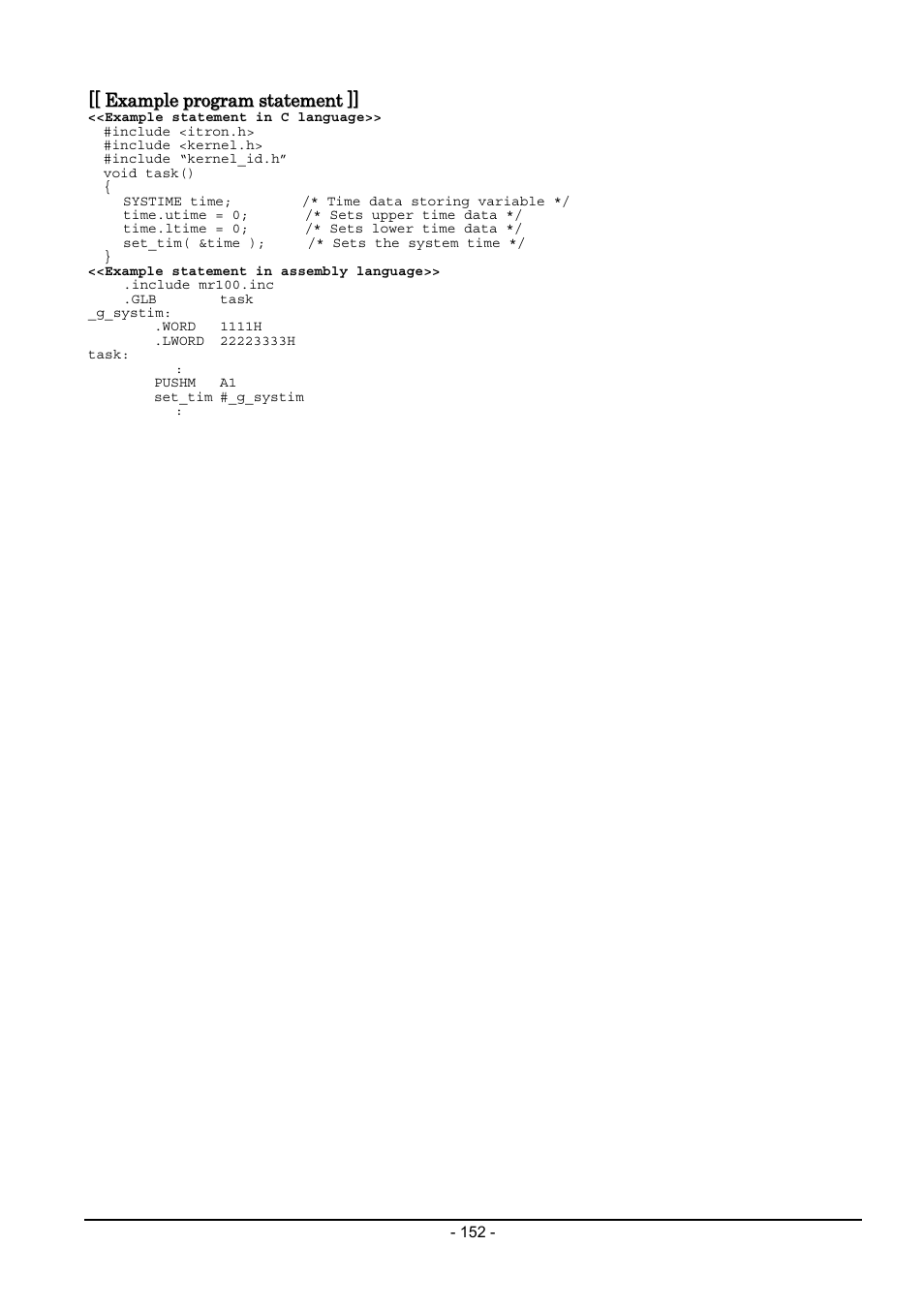 Renesas Emulator System M3T-MR100 User Manual | Page 168 / 306