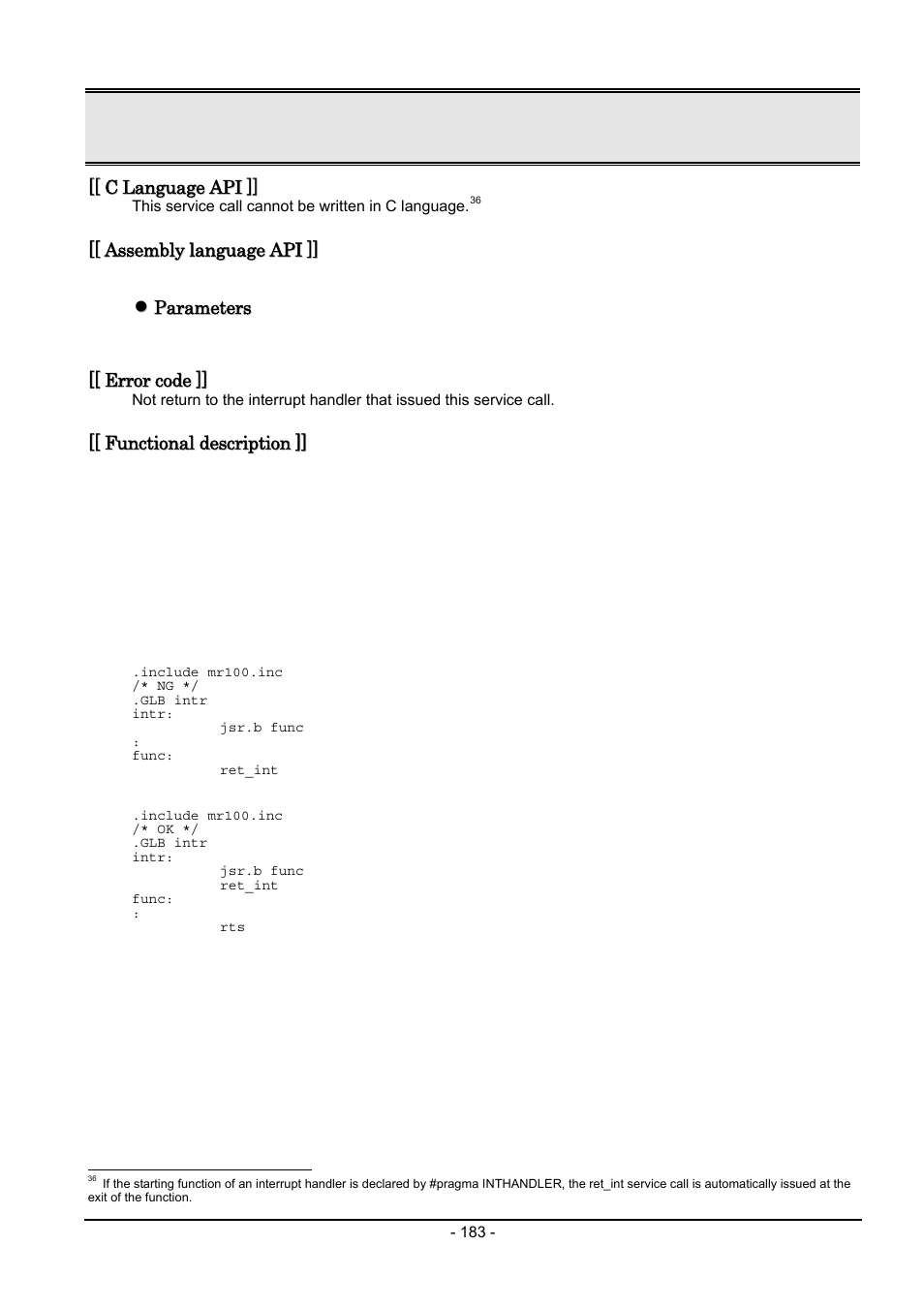 Renesas Emulator System M3T-MR100 User Manual | Page 199 / 306
