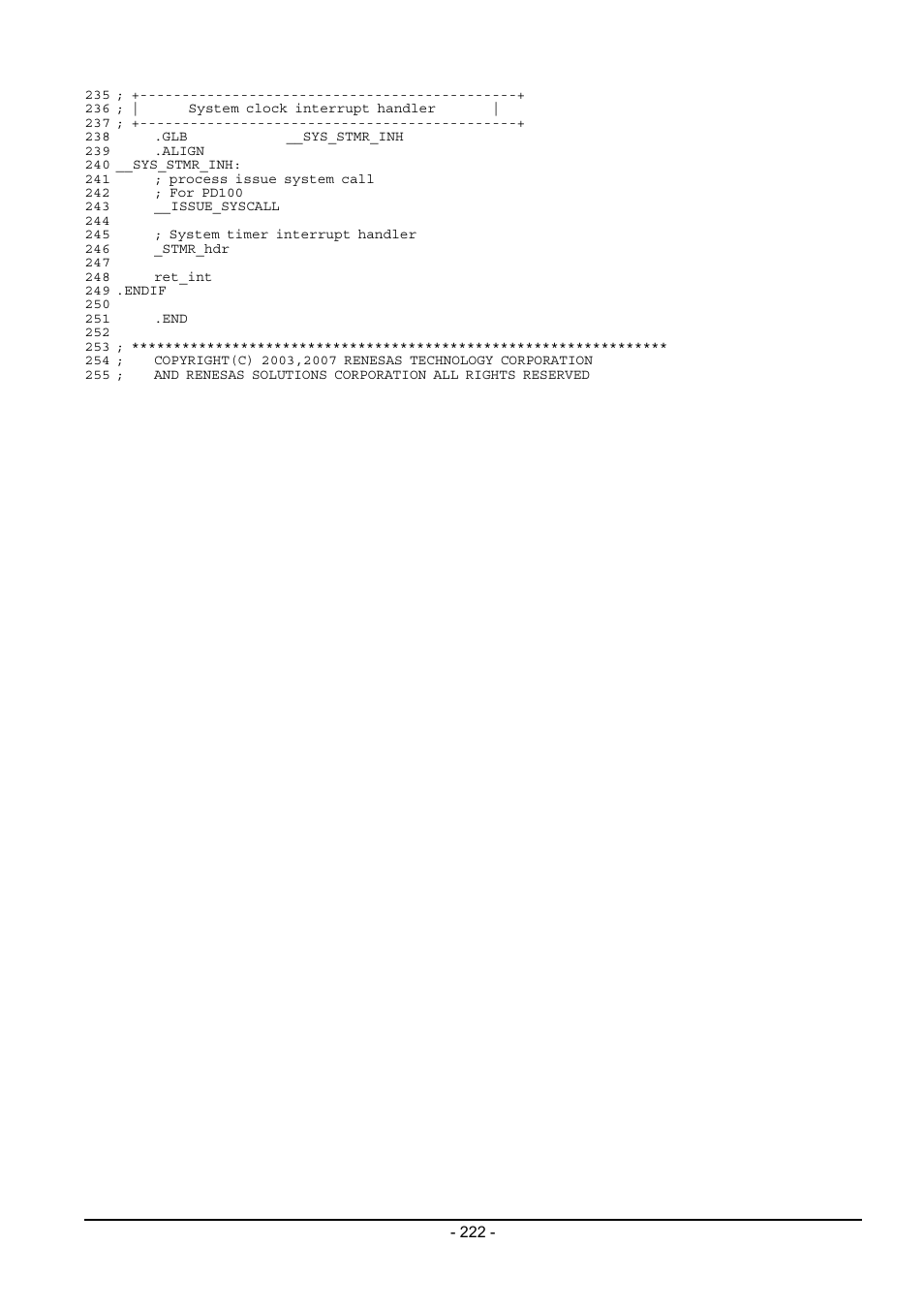 Renesas Emulator System M3T-MR100 User Manual | Page 238 / 306