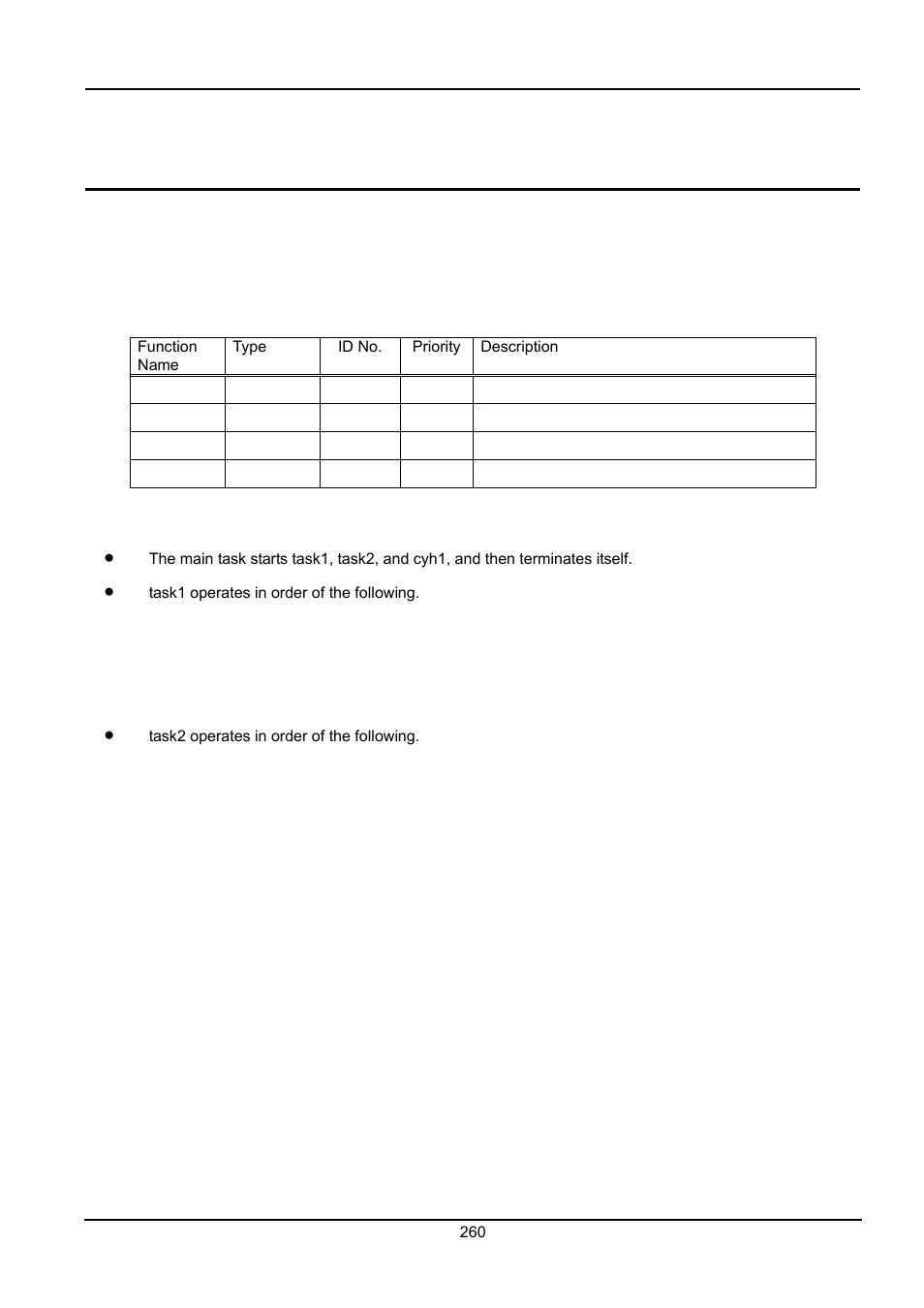 Sample program description, 1 overview of sample program, 9 sample program description | Renesas Emulator System M3T-MR100 User Manual | Page 276 / 306