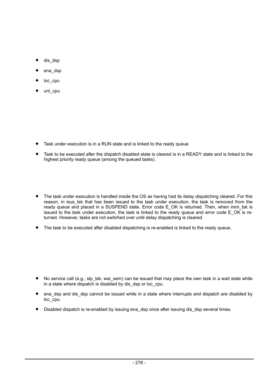 3 regarding delay dispatching | Renesas Emulator System M3T-MR100 User Manual | Page 292 / 306
