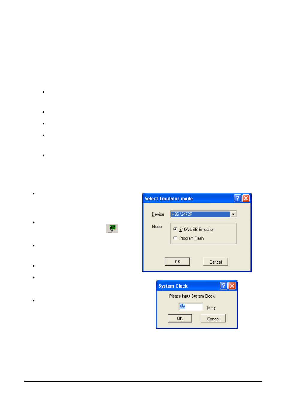 Connecting the debugger, Connecting to the target with the e10a | Renesas REG10J0083-0100 User Manual | Page 11 / 22