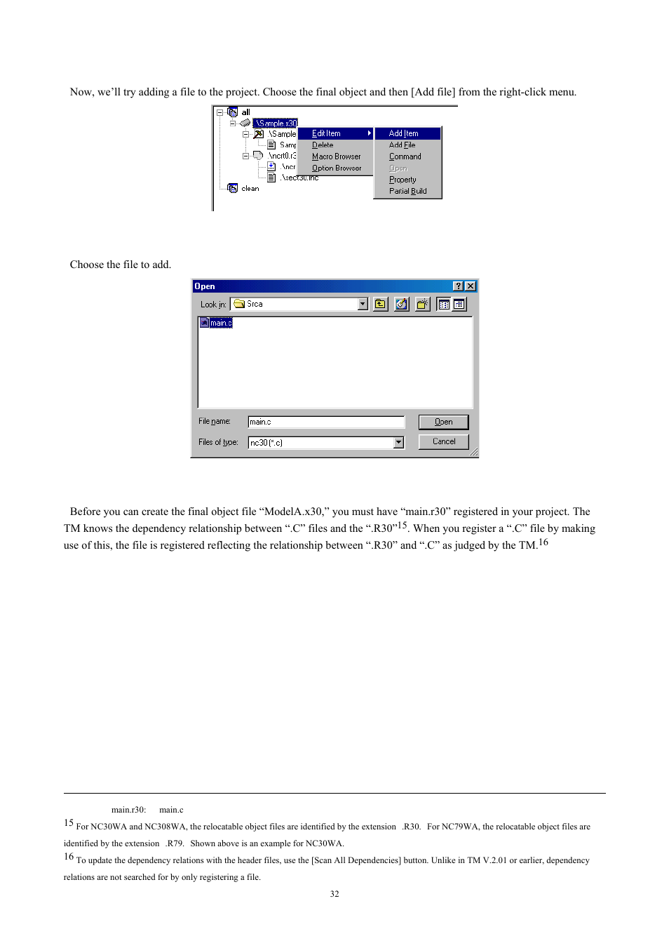 Renesas TM V.3.20A User Manual | Page 32 / 92