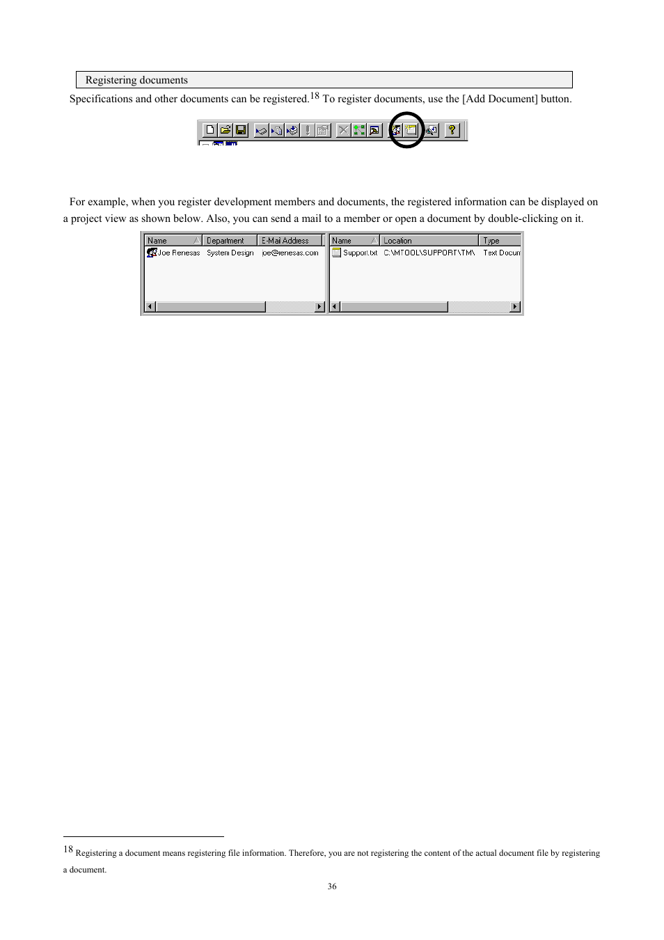 Renesas TM V.3.20A User Manual | Page 36 / 92