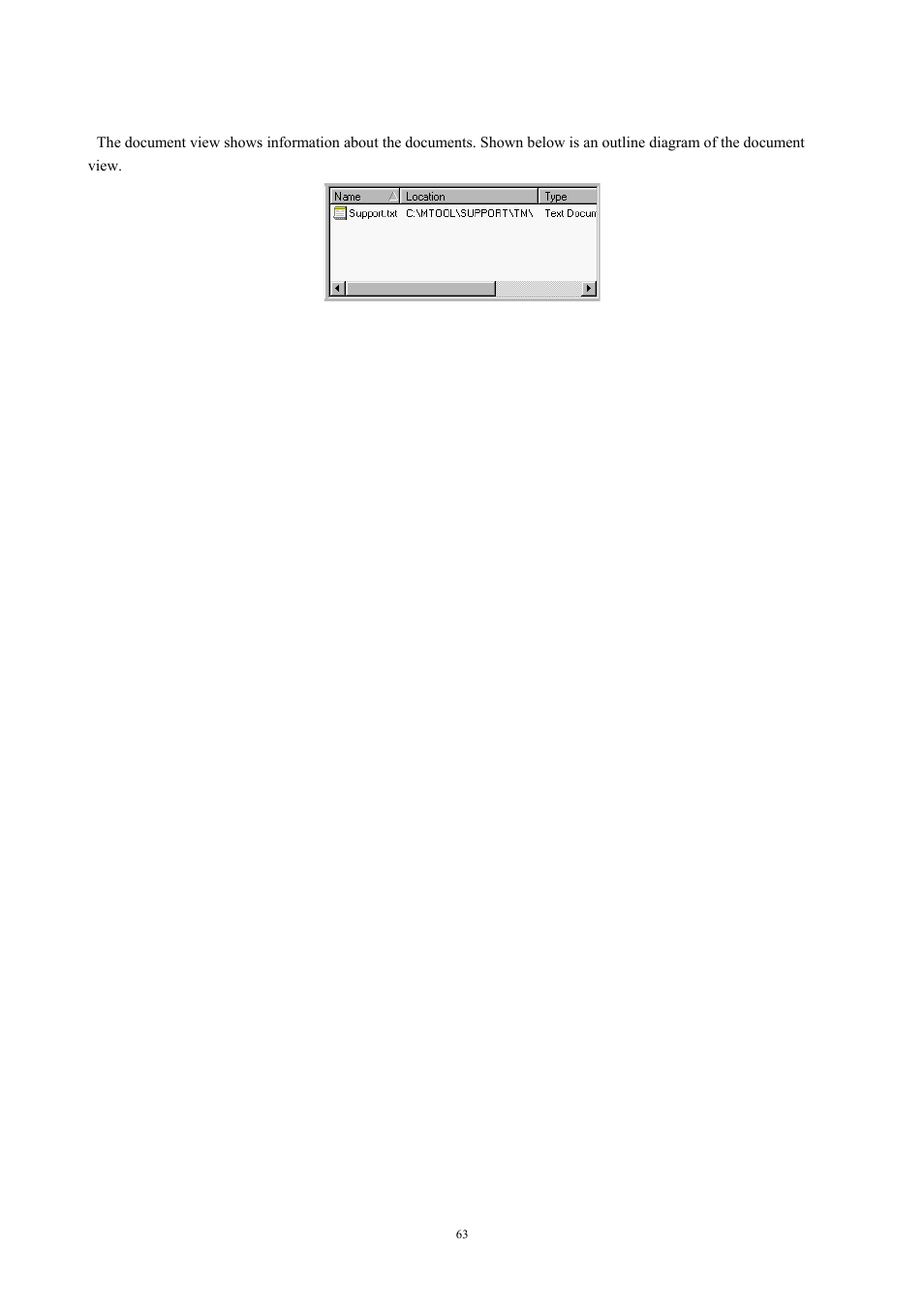 Document view, 7 document view, Fig. 4-21 document view | Renesas TM V.3.20A User Manual | Page 63 / 92