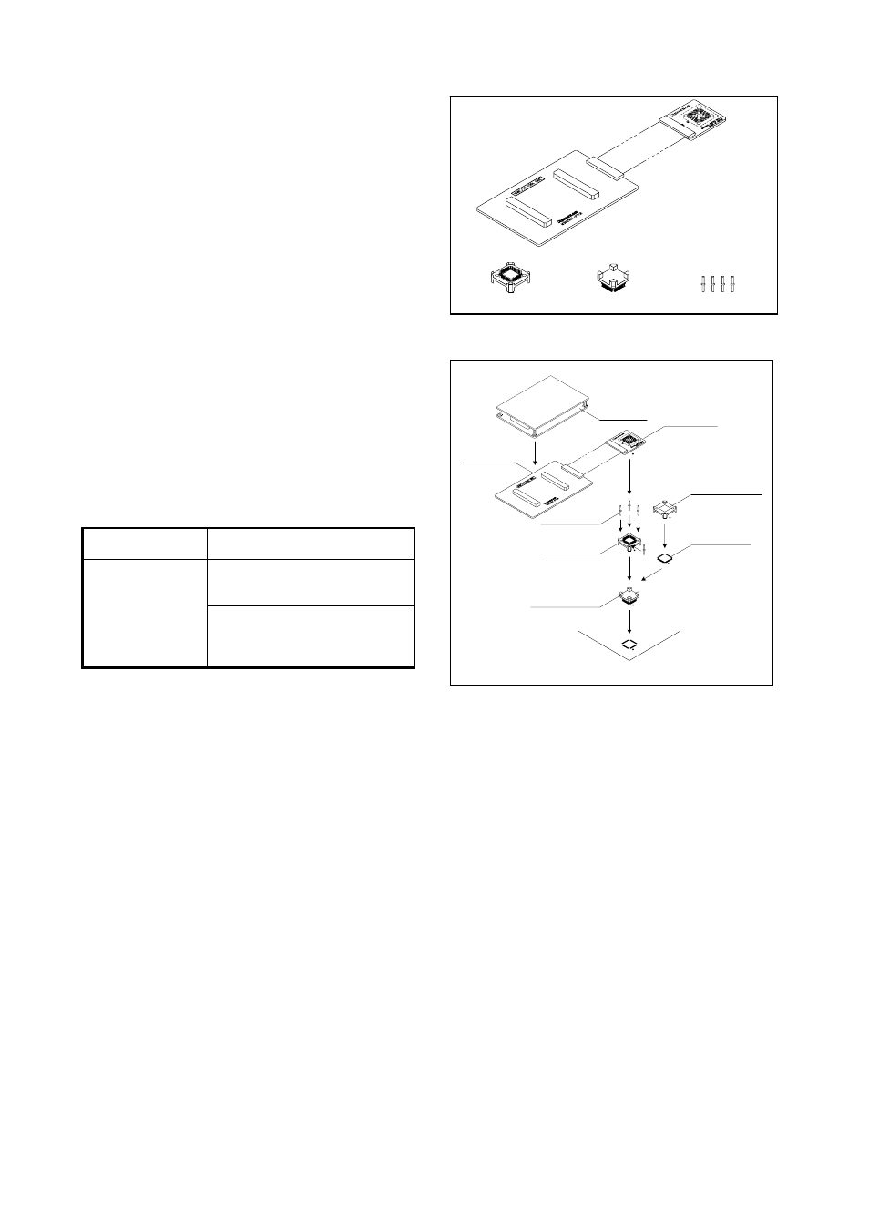 Outline, Package components (see figure 1), Specifications | Usage (see figure 2) | Renesas Converter Board M30291T-64FPD User Manual | Page 4 / 6