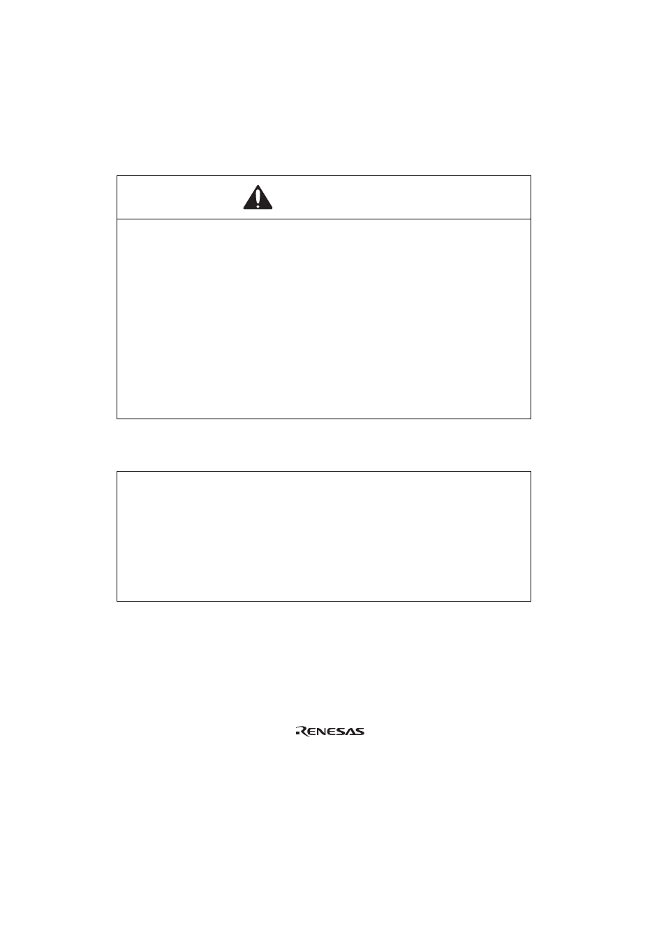 Section 2 connection procedures, Warning, Caution | Renesas H8S/2655 Series User Manual | Page 10 / 22