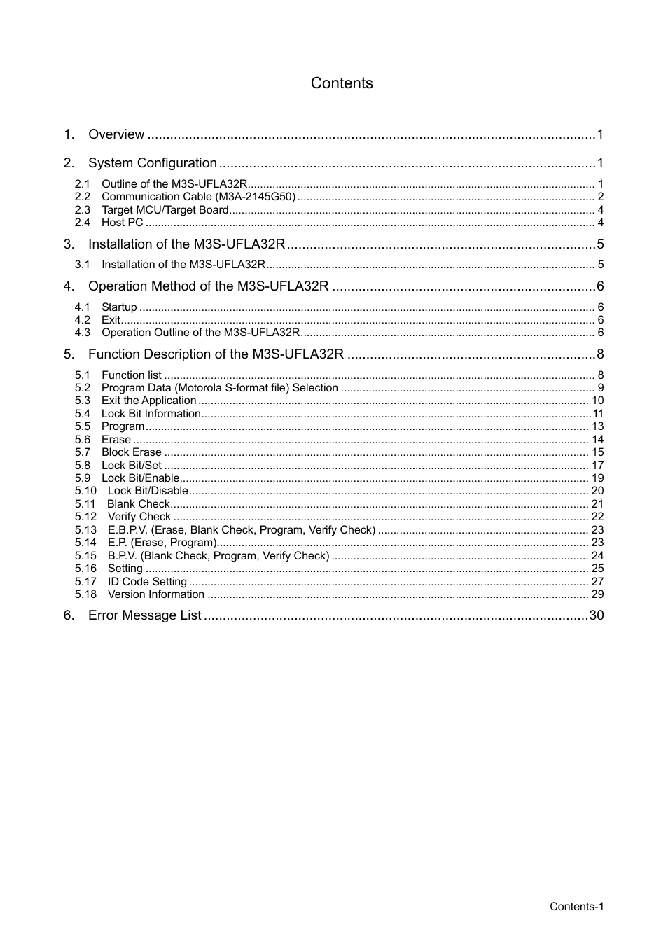 Renesas M3S-UFLA32R User Manual | Page 6 / 39