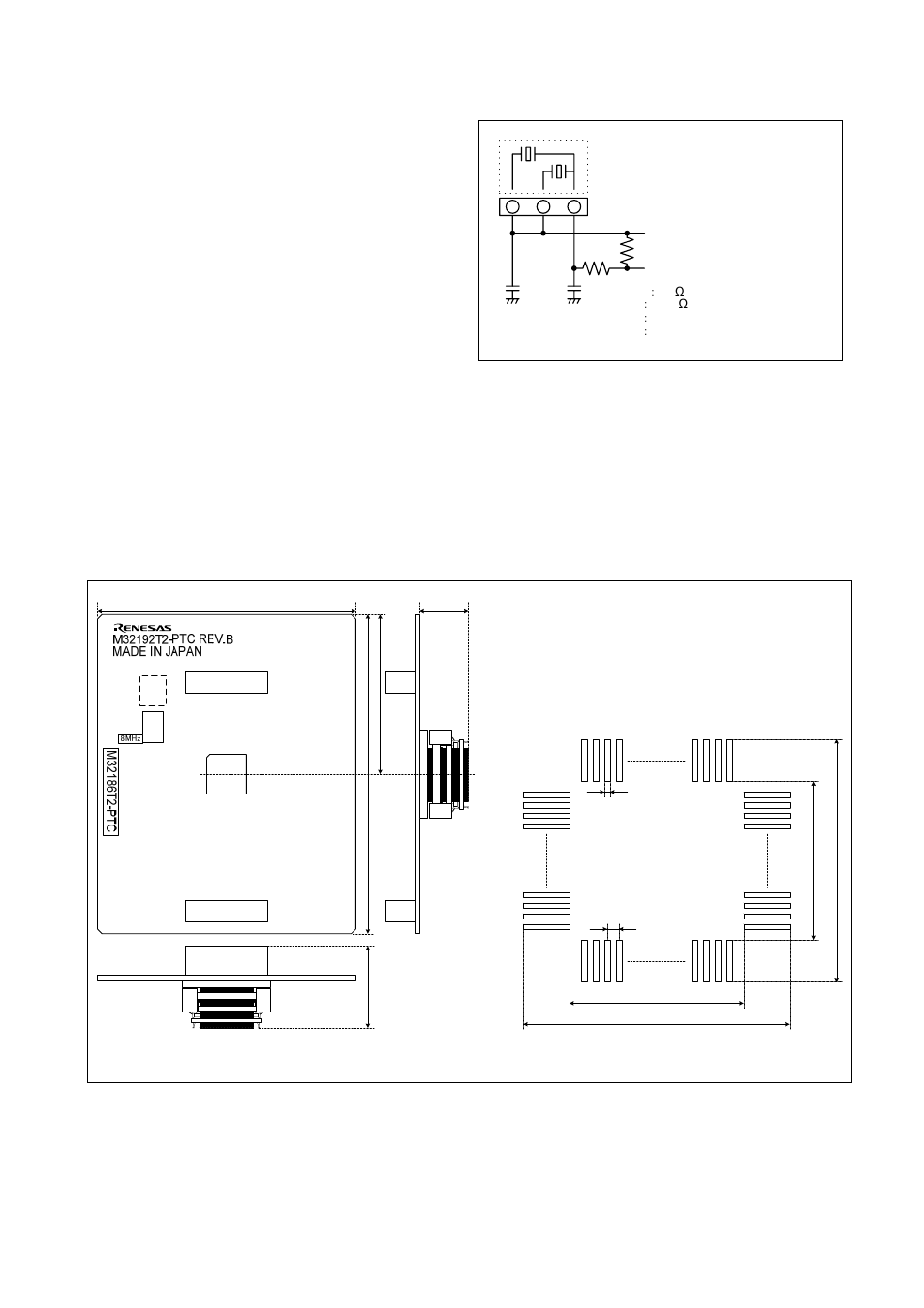 Selecting a clock | Renesas M32186T2-PTC User Manual | Page 7 / 8
