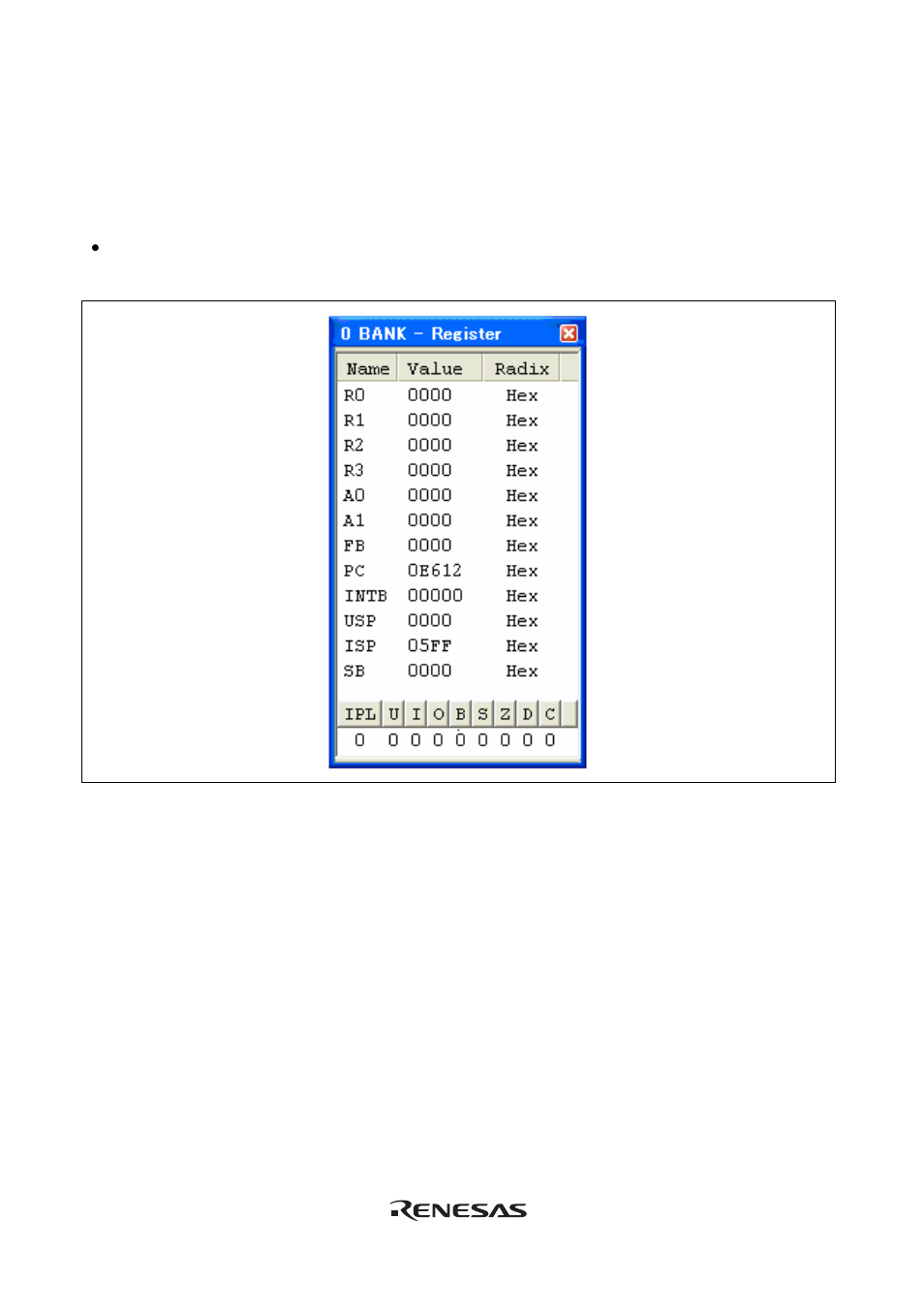 8 setting registers | Renesas Emulator System E8 User Manual | Page 120 / 166