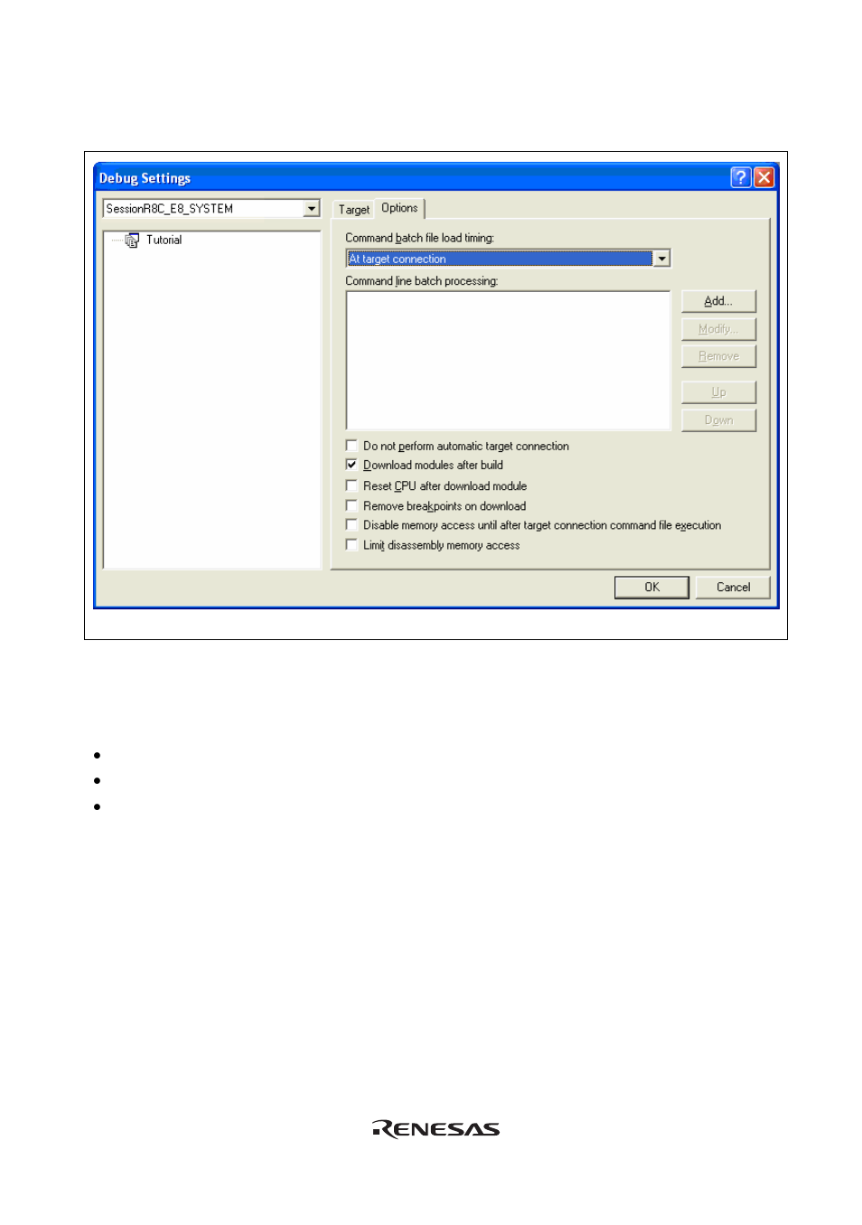 Renesas Emulator System E8 User Manual | Page 77 / 166