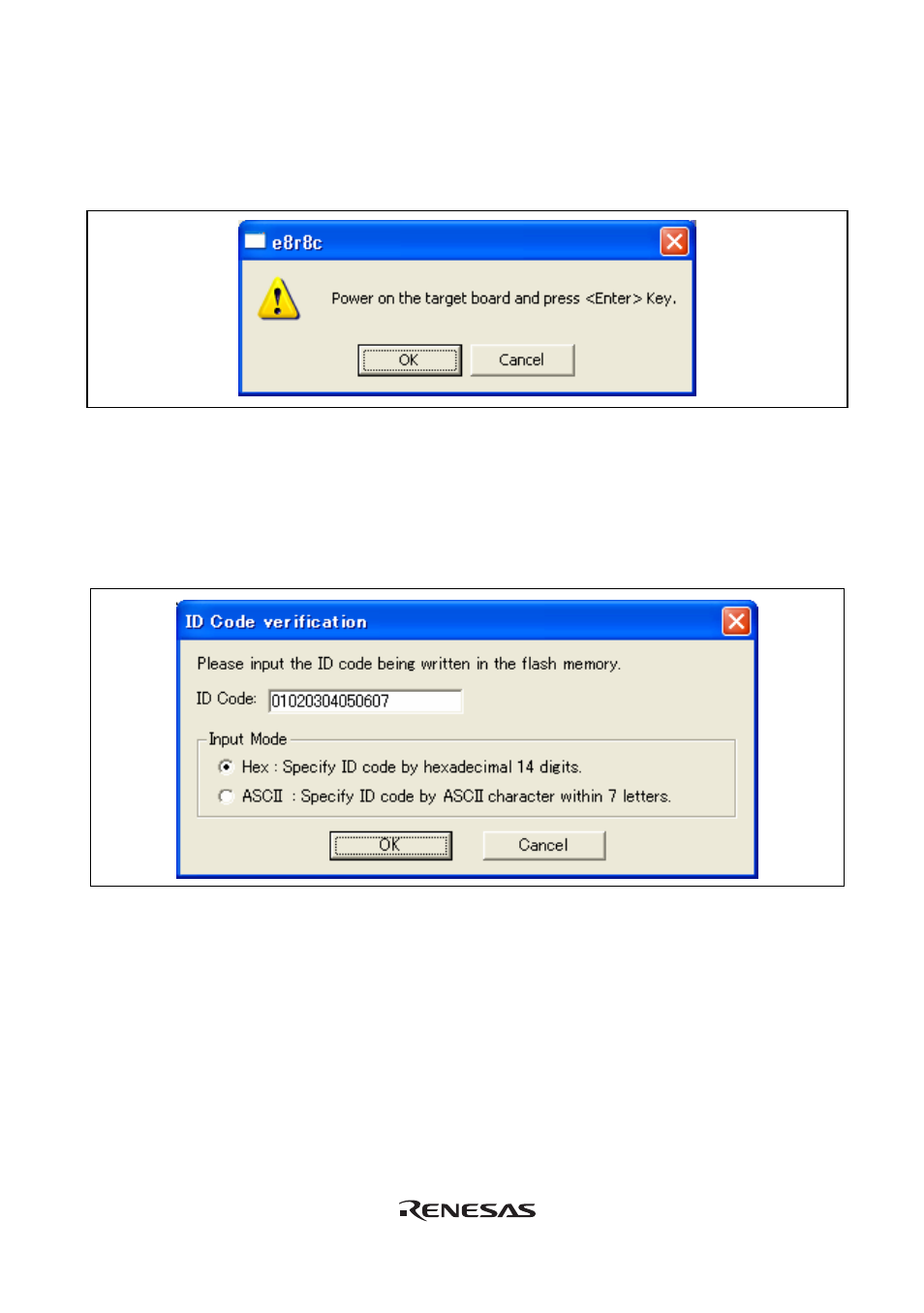 Renesas Emulator System E8 User Manual | Page 83 / 166