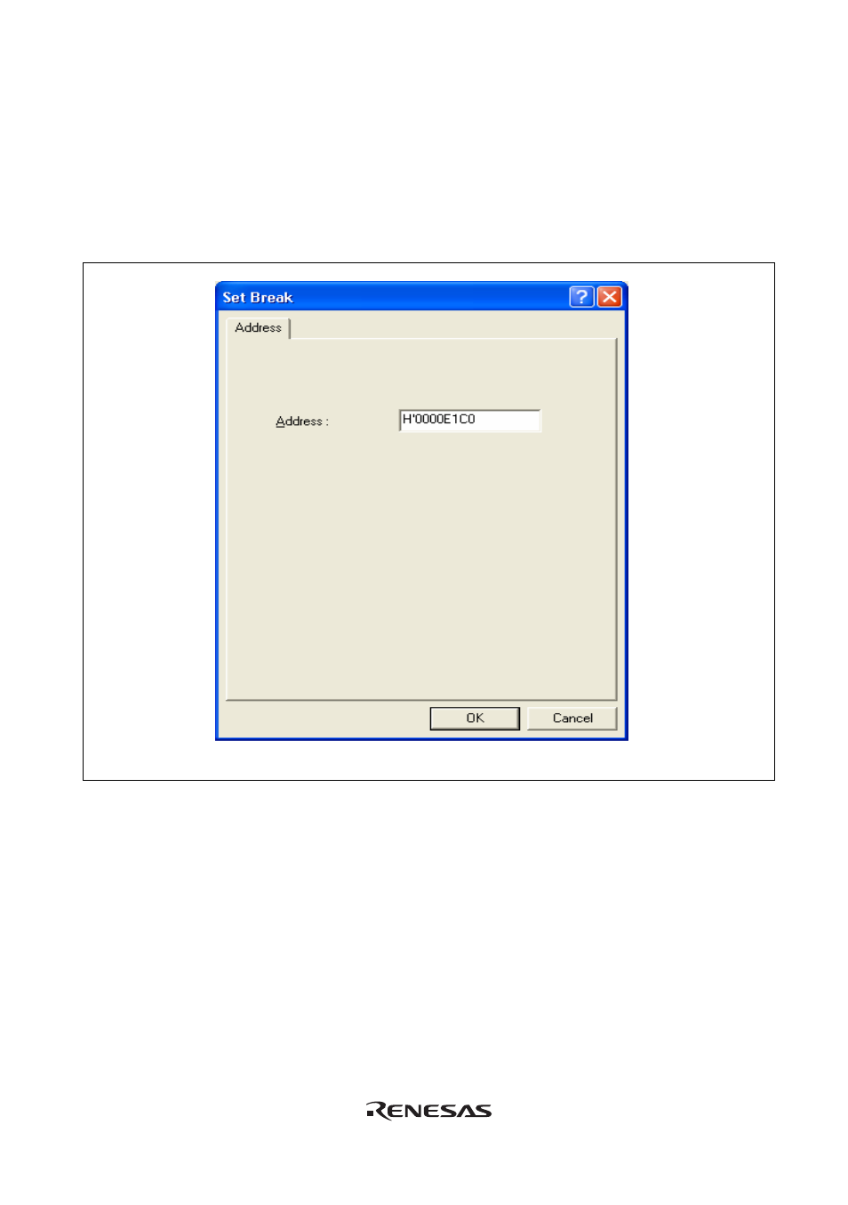11 go to source, 12 [set break] dialog box, Go to source | Set break] dialog box | Renesas Emulator System E8 User Manual | Page 99 / 166