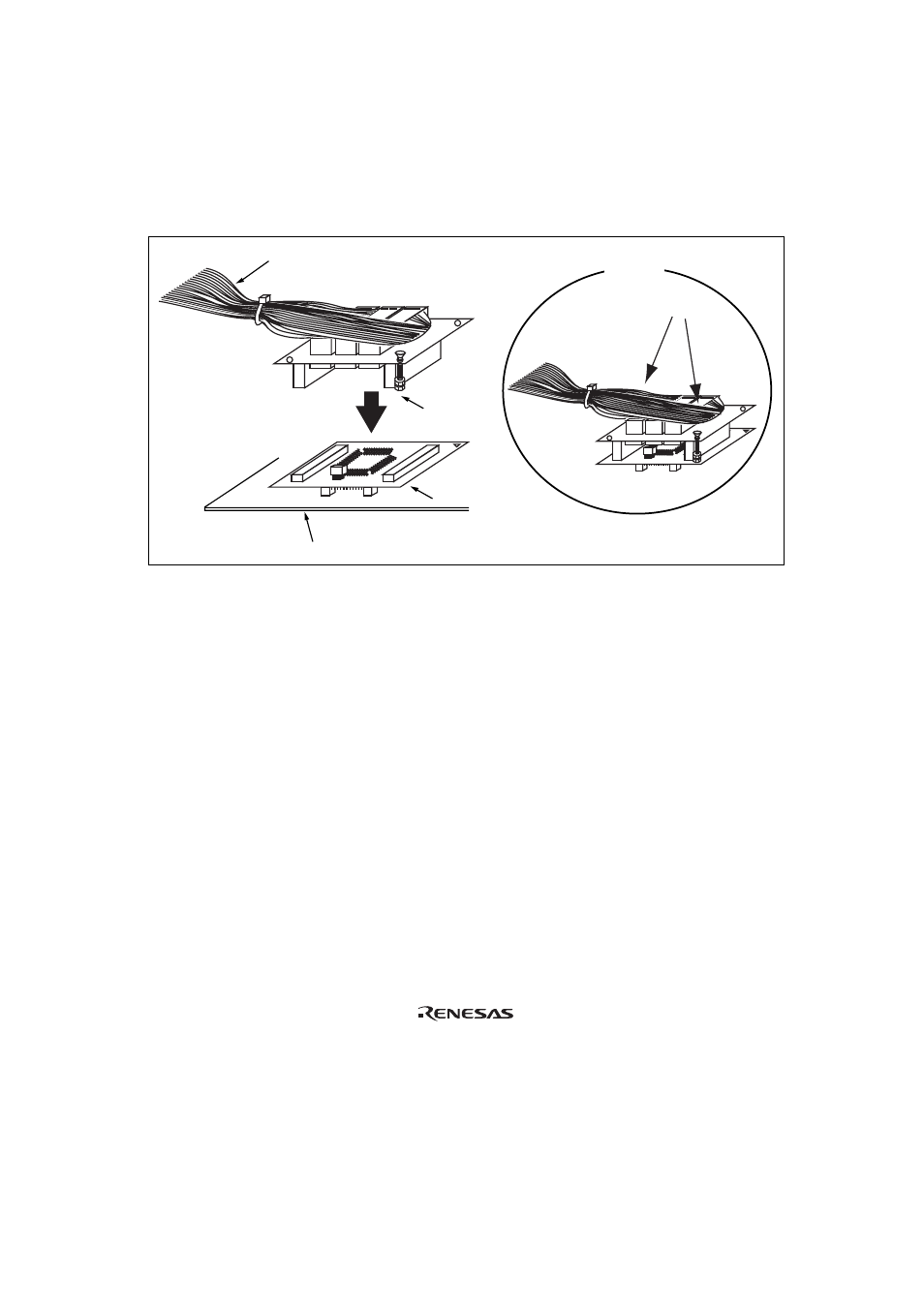 5fastening cable body, Figure 5 fastening cable body, Fastening cable body | Renesas TFP-144 User Manual | Page 15 / 22