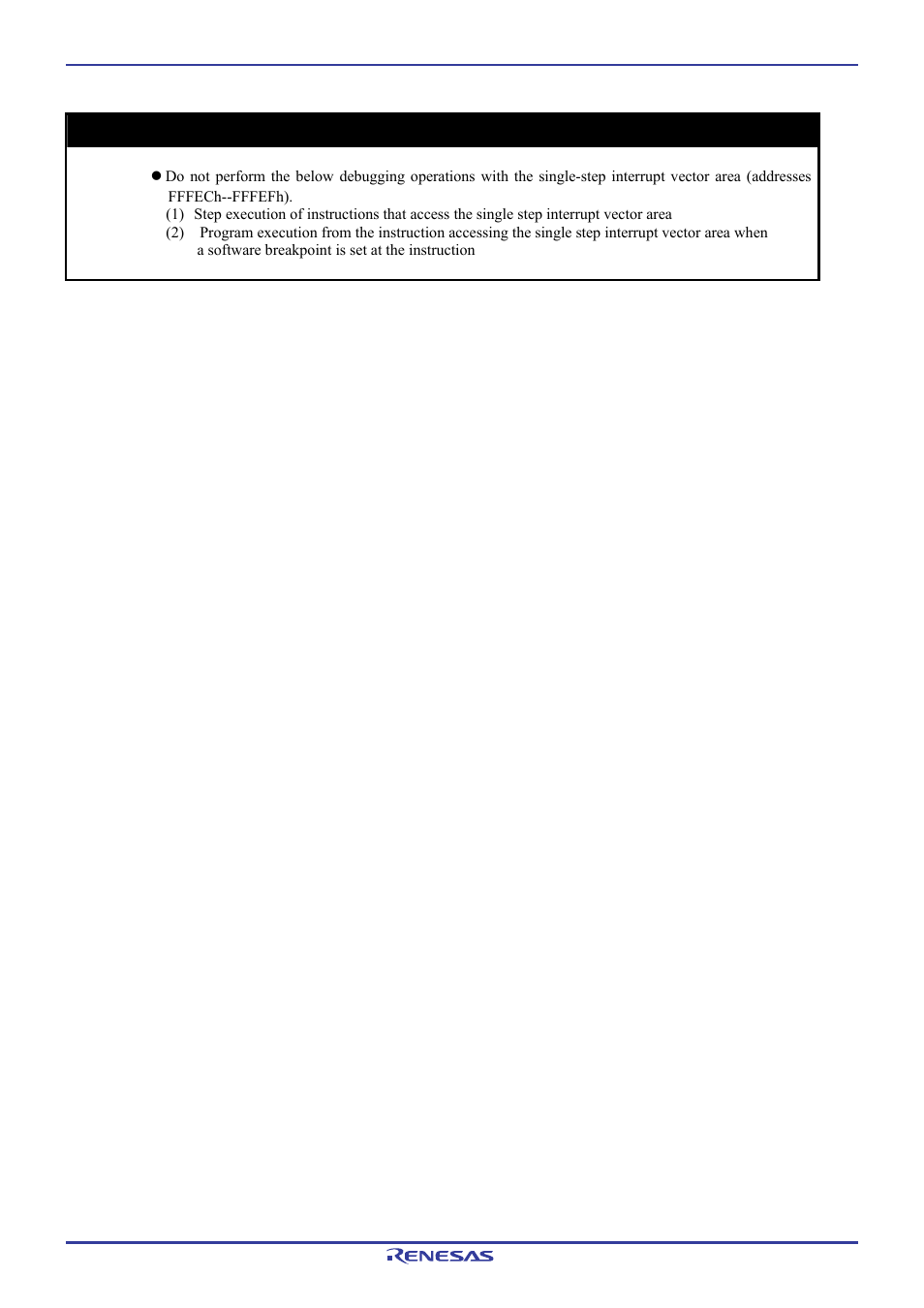 Important | Renesas Pod probe for M16C/1N Group M301N2T-PRB User Manual | Page 41 / 50