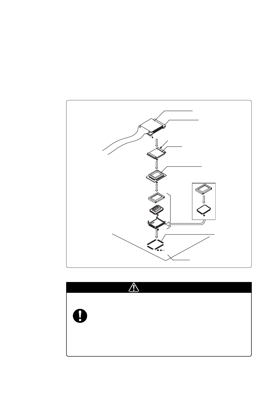 Caution | Renesas Emulation Pod M306N4T3-RPD-E User Manual | Page 44 / 76
