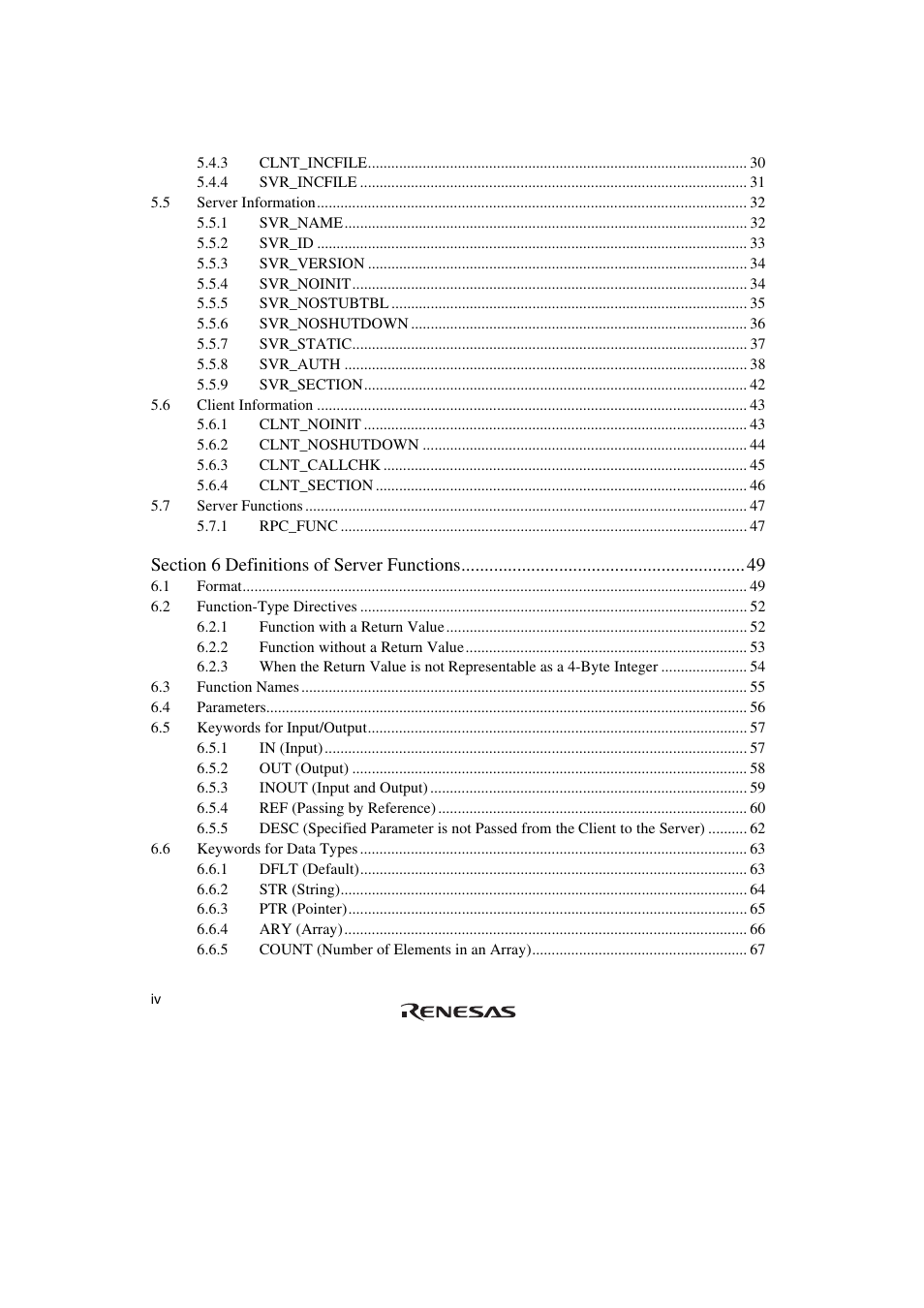 Renesas Stub Generator V.1.00 User Manual | Page 10 / 144