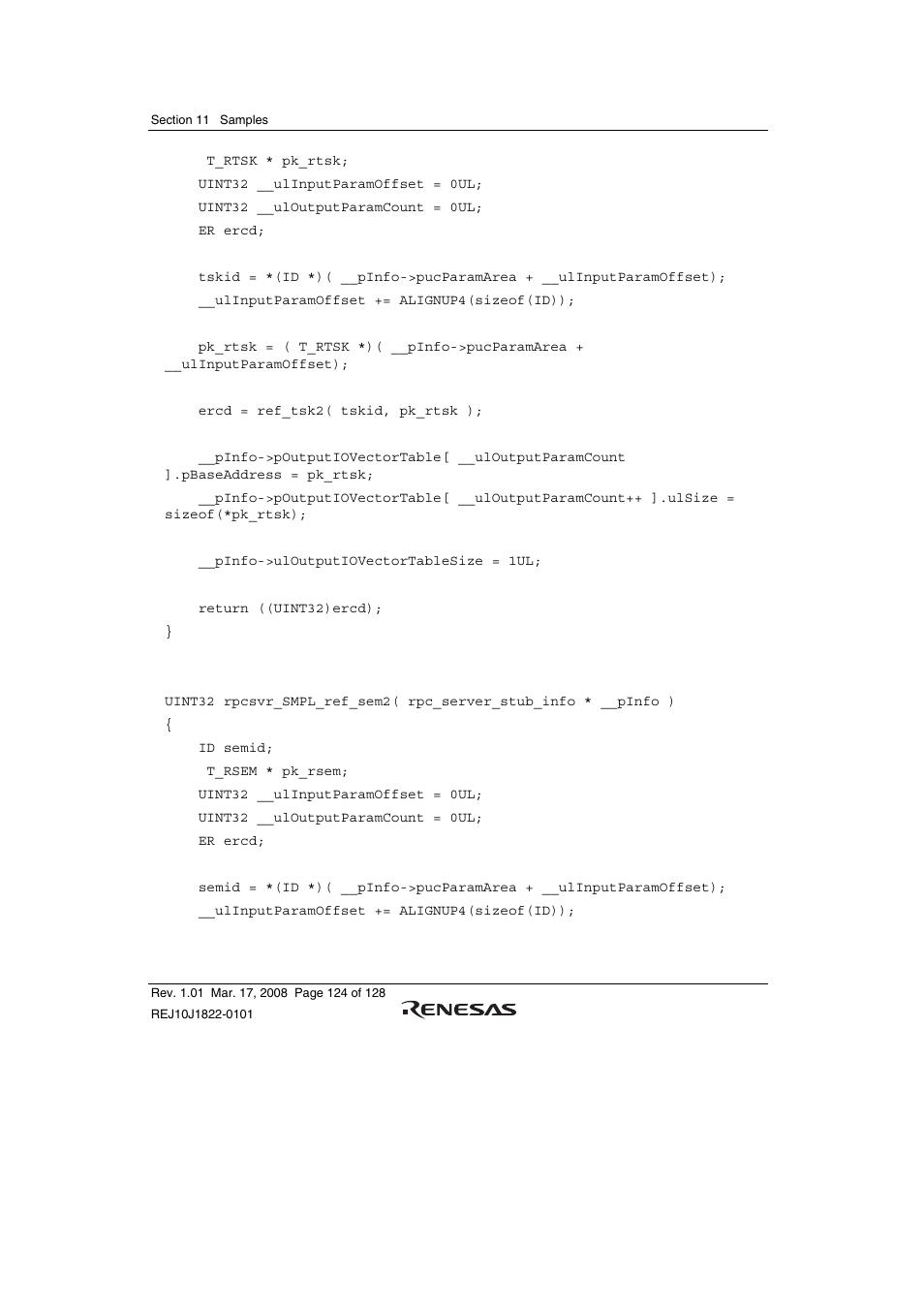 Renesas Stub Generator V.1.00 User Manual | Page 136 / 144