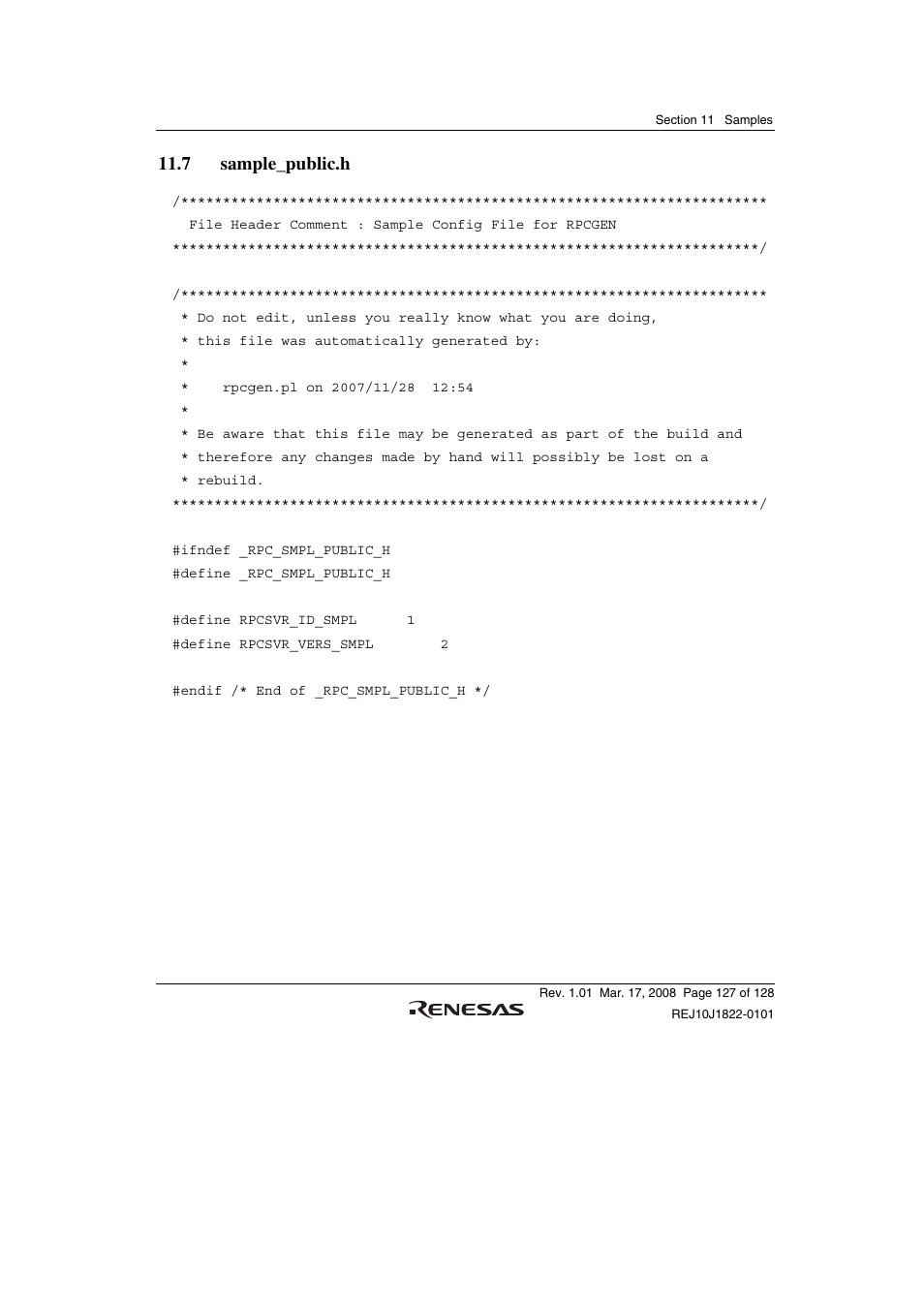 7 sample_public.h | Renesas Stub Generator V.1.00 User Manual | Page 139 / 144