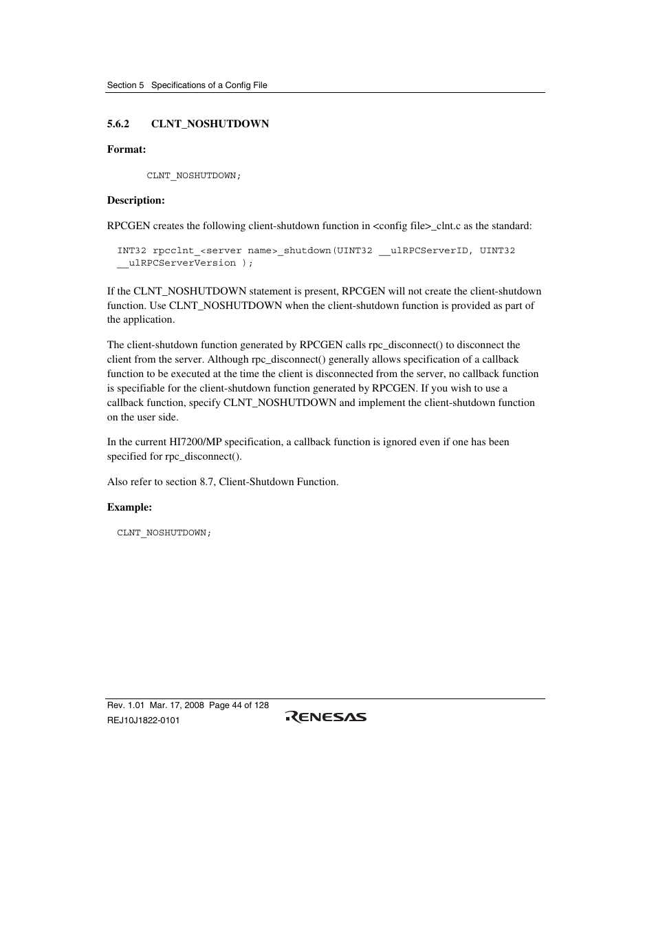 2 clnt_noshutdown | Renesas Stub Generator V.1.00 User Manual | Page 56 / 144