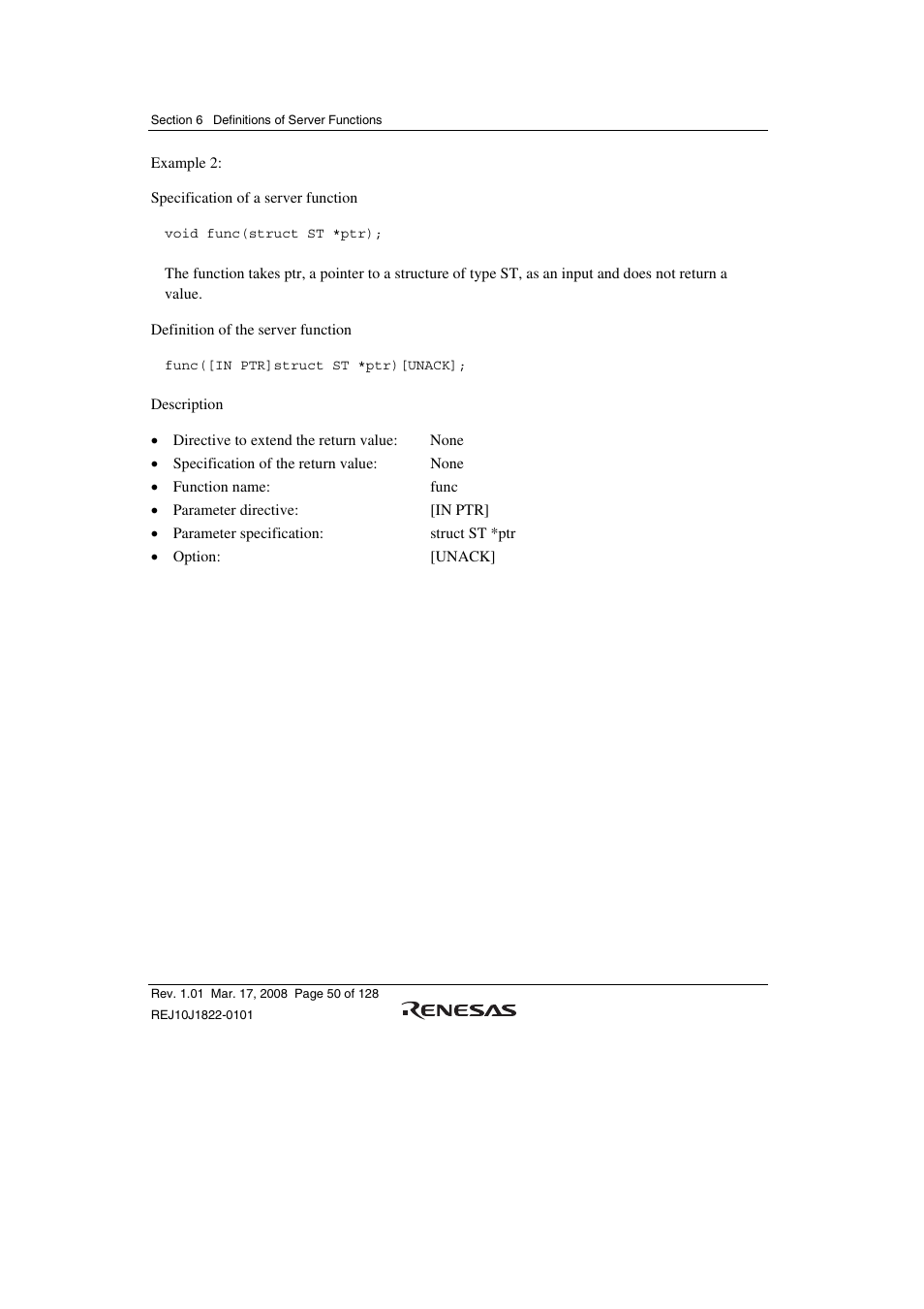 Renesas Stub Generator V.1.00 User Manual | Page 62 / 144