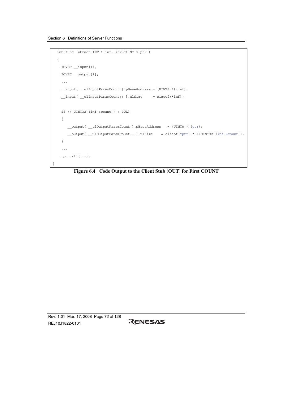 Renesas Stub Generator V.1.00 User Manual | Page 84 / 144