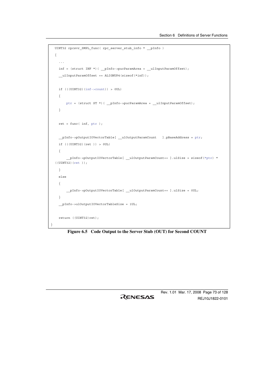 Renesas Stub Generator V.1.00 User Manual | Page 85 / 144