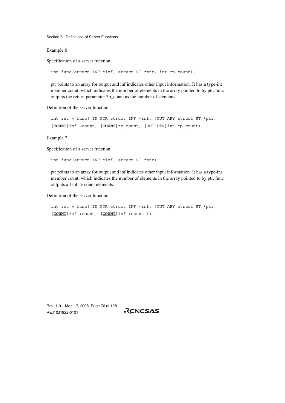 Renesas Stub Generator V.1.00 User Manual | Page 88 / 144