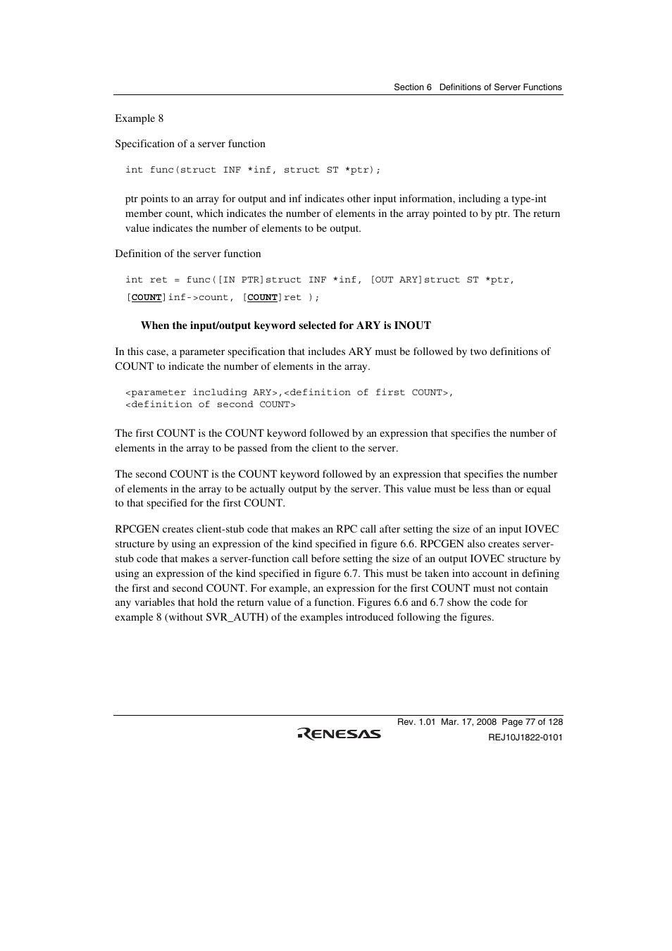 Renesas Stub Generator V.1.00 User Manual | Page 89 / 144