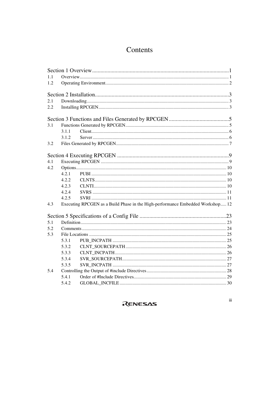 Renesas Stub Generator V.1.00 User Manual | Page 9 / 144