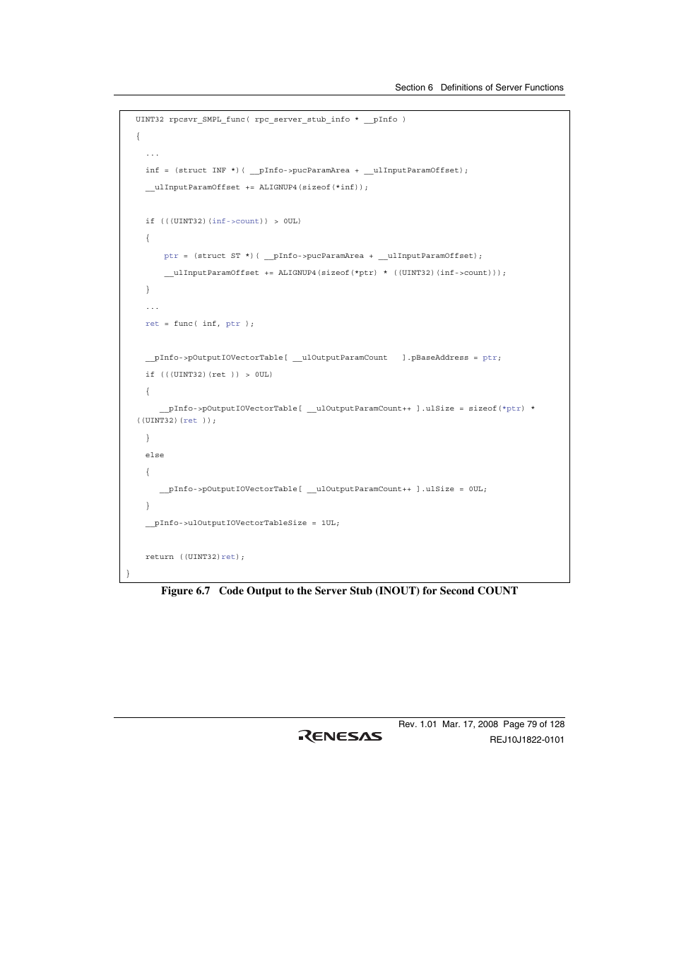 Renesas Stub Generator V.1.00 User Manual | Page 91 / 144