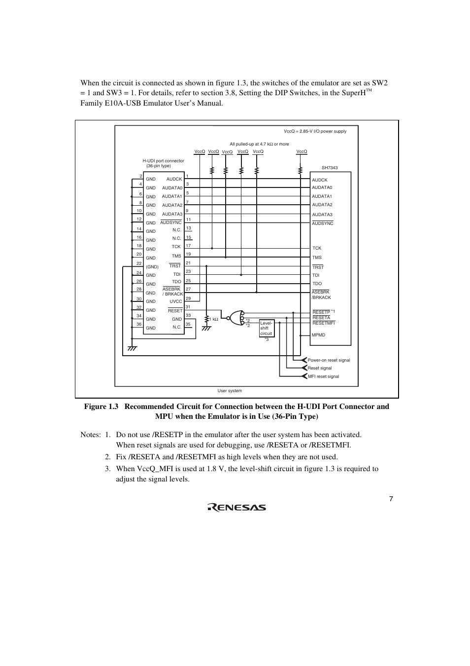 Family e10a-usb emulator user’s manual | Renesas SuperH Family E10A-USB User Manual | Page 15 / 59