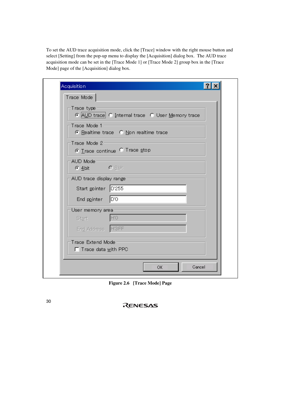 Renesas SuperH Family E10A-USB User Manual | Page 38 / 59