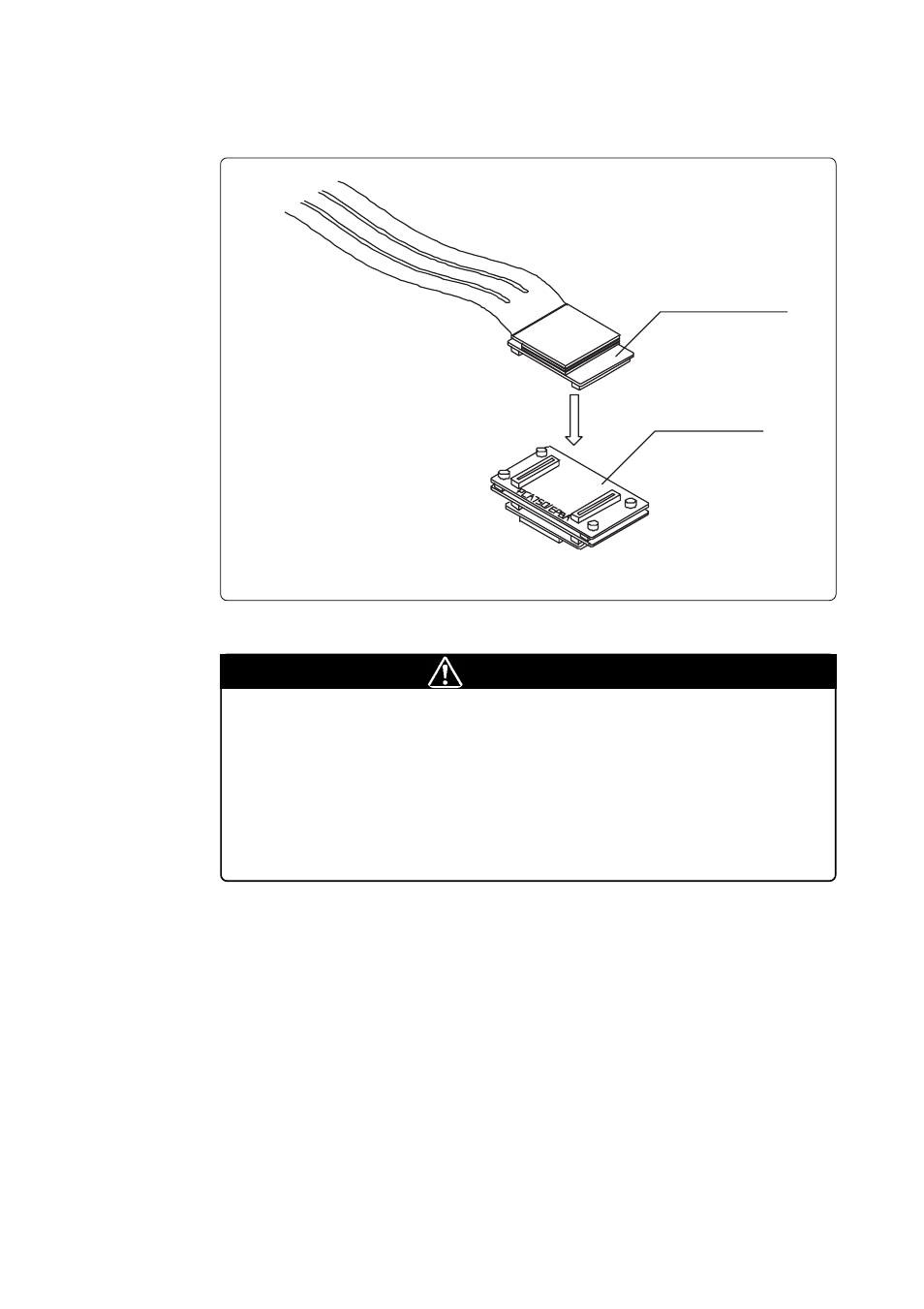 7 connecting the pc7501, Caution | Renesas Emulation Probe M30850T-EPB User Manual | Page 36 / 76