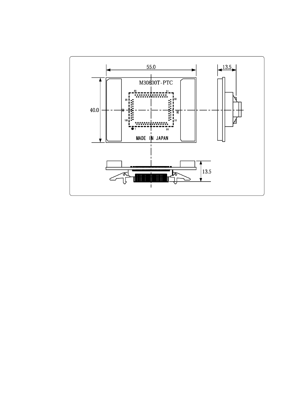 Renesas Emulation Probe M30850T-EPB User Manual | Page 62 / 76
