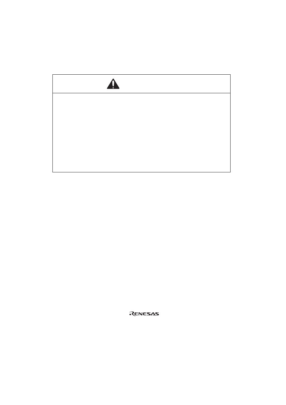 Section 2 connection procedures, Warning | Renesas H8/36912 User Manual | Page 17 / 37