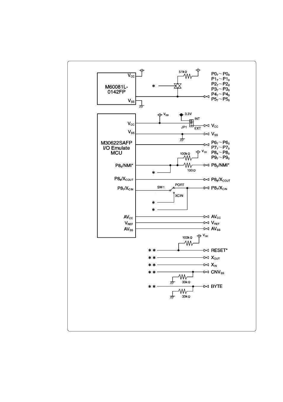 4 connection diagram | Renesas Compact Emulator M30620T-CPE User Manual | Page 37 / 52