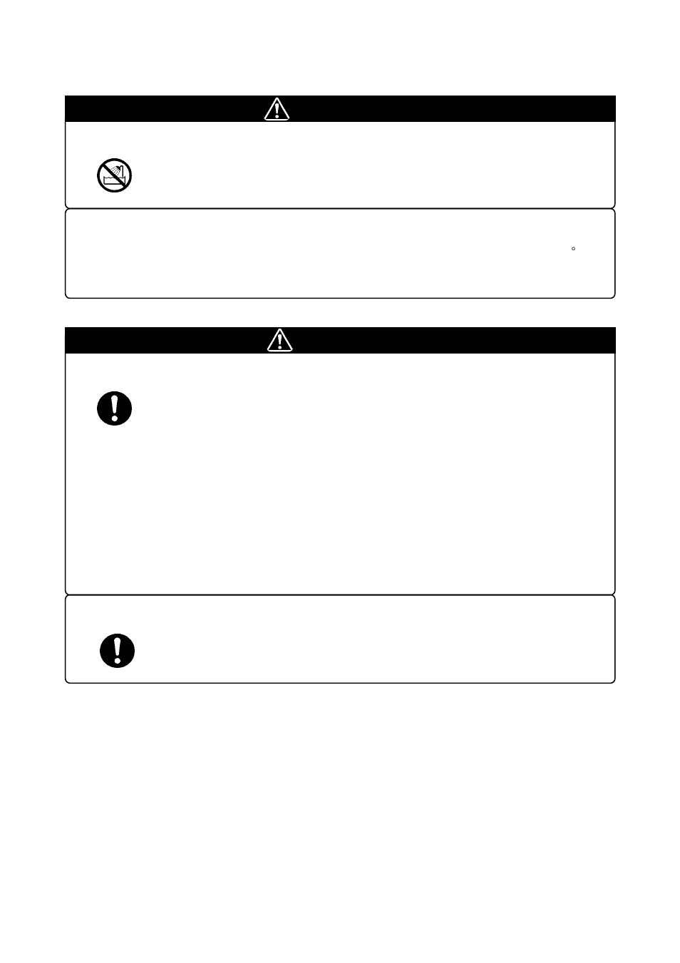 2 precautions for safety, Warning, Caution | Warning for installation, Warning for use environment, Cautions to be taken for this product, Cautions for installation | Renesas M306V0T-RPD-E User Manual | Page 11 / 50