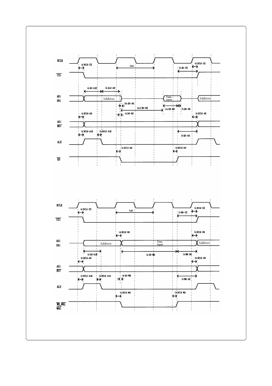 Vcc = 5 v | Renesas M306V0T-RPD-E User Manual | Page 38 / 50
