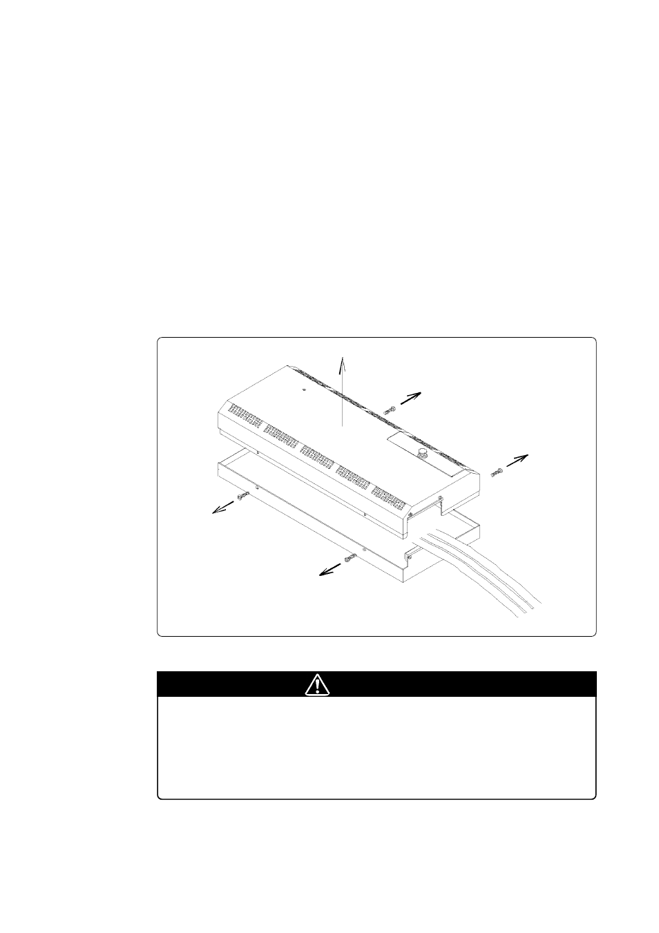 1 removing the upper cover, Chapter 3. setting up, Caution | When removing the upper cover | Renesas Emulation Pod M306H2T-RPD-E User Manual | Page 30 / 78