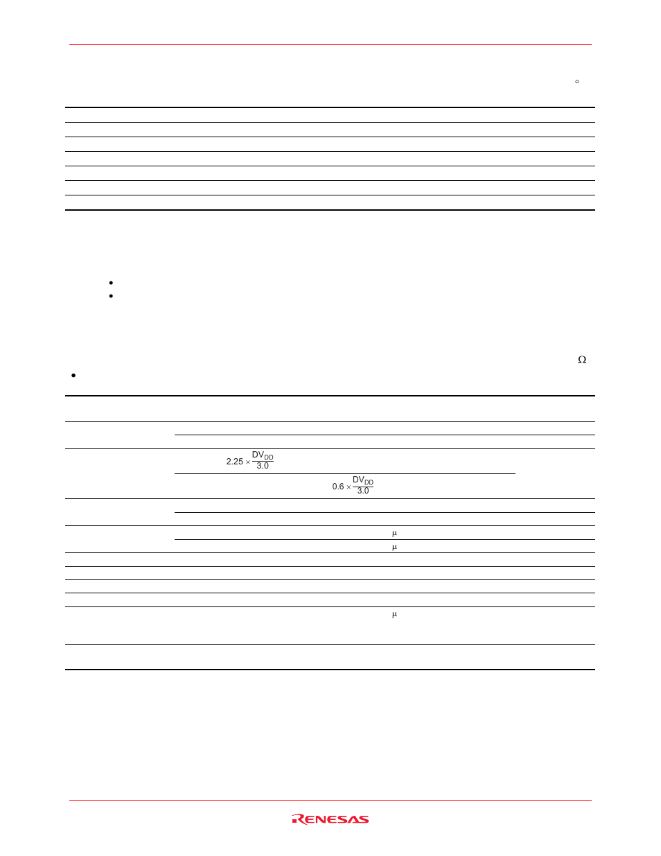 Absolute maximum ratings, Electrical characteristics | Renesas HD49335HNP User Manual | Page 14 / 30