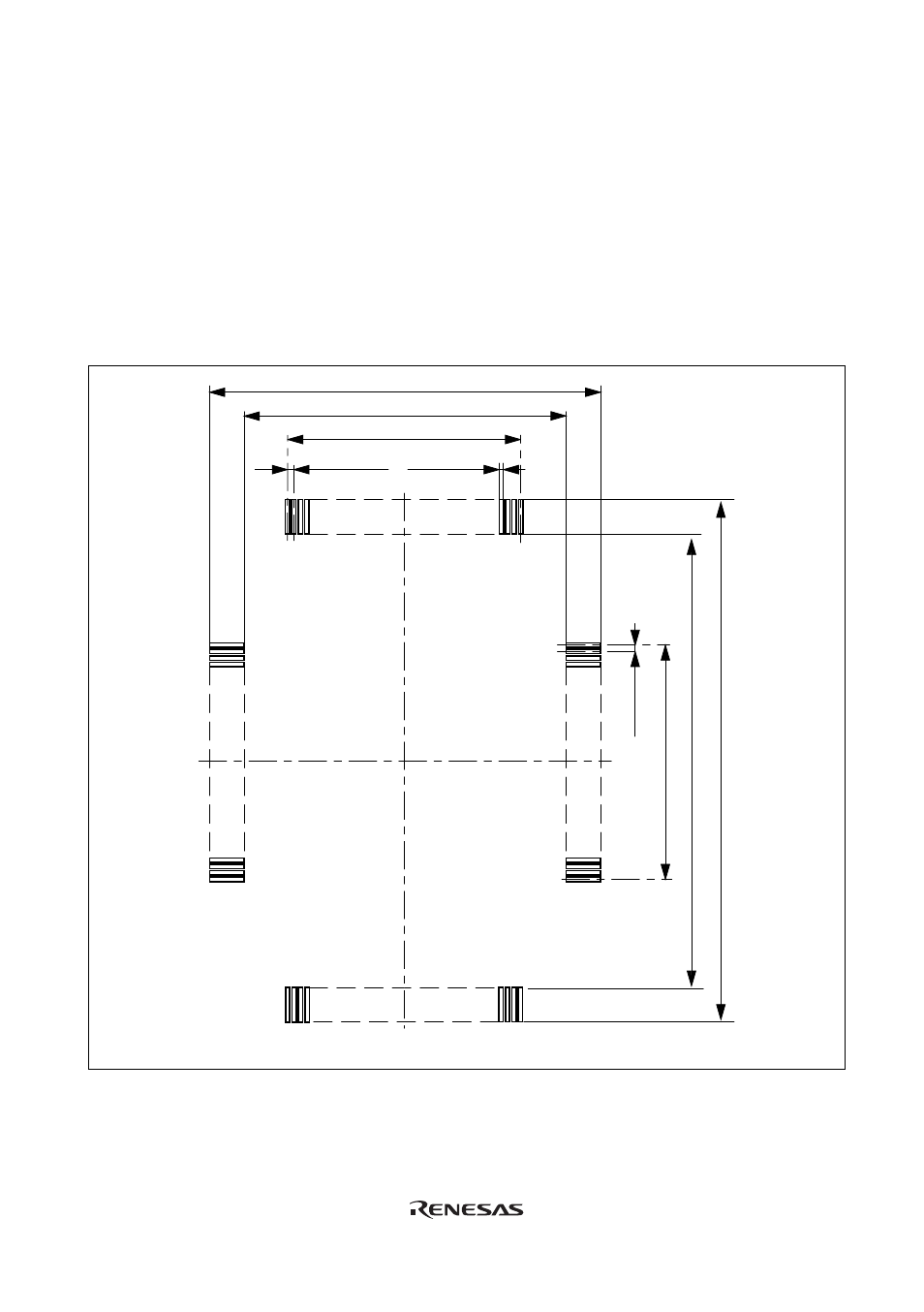 Figure 6 recommended dimensions for mount pad | Renesas SH7058 User Manual | Page 15 / 22