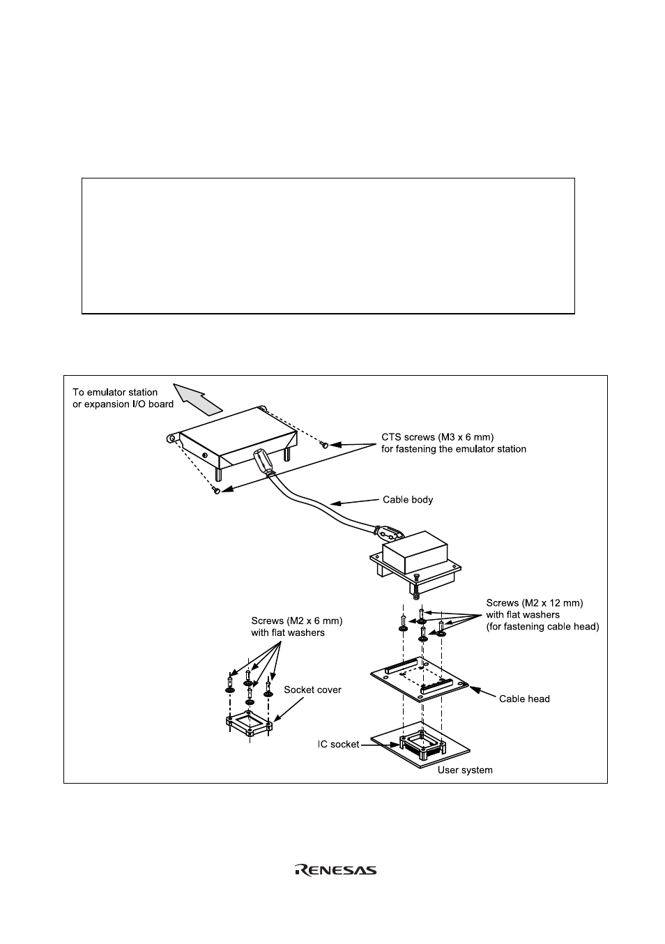 Section 1 configuration, Caution | Renesas FP-64E User Manual | Page 12 / 32